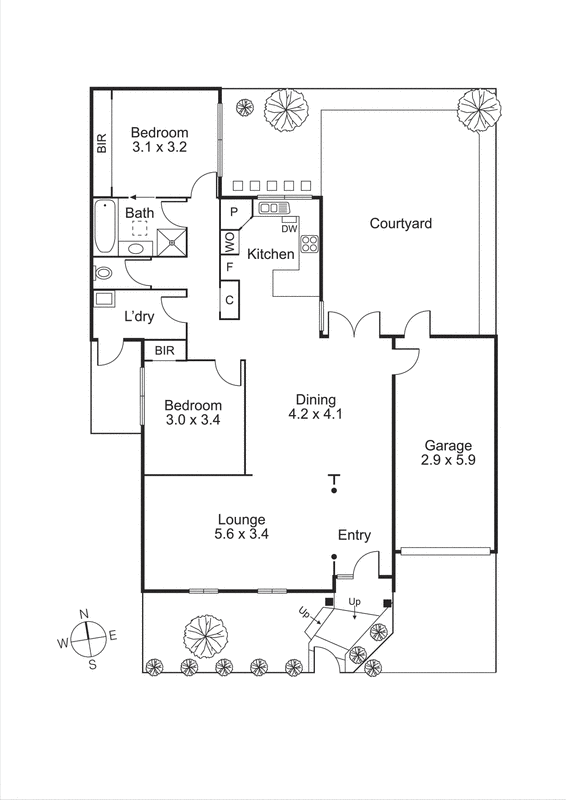 201 Ludstone Street, Hampton VIC 3188 - Floorplan