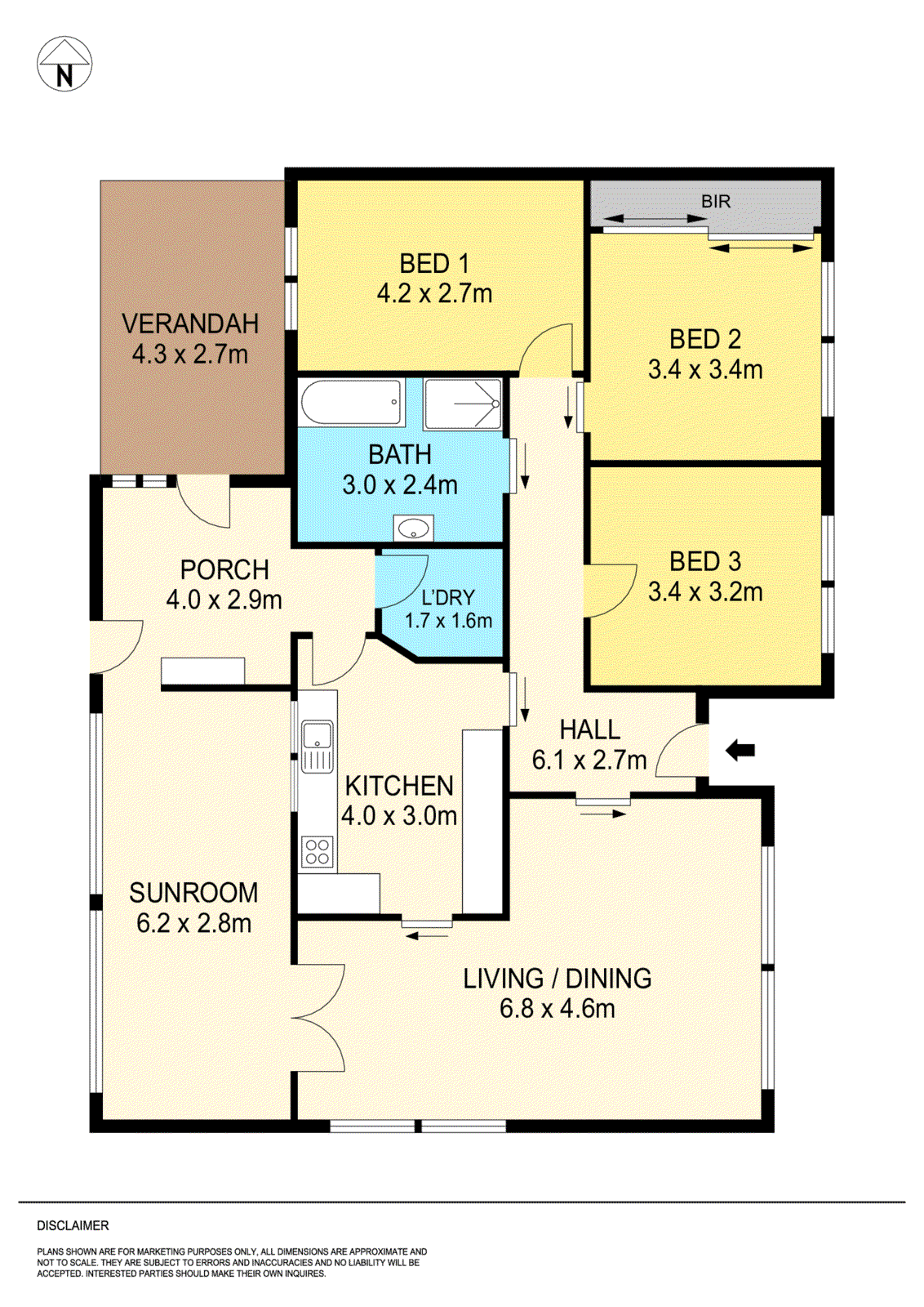 201 Lylia Avenue, Mount Clear VIC 3350 - Floorplan