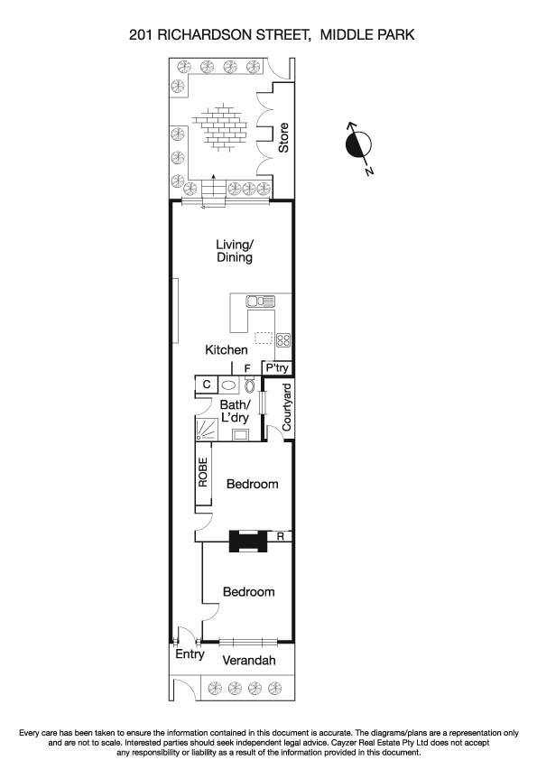 201 Richardson Street, MIDDLE PARK VIC 3206 - Floorplan