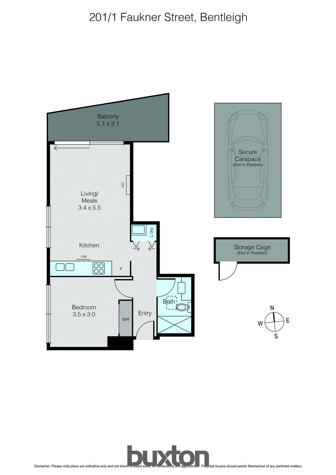 201/1 Faulkner Street, Bentleigh VIC 3204 - Floorplan