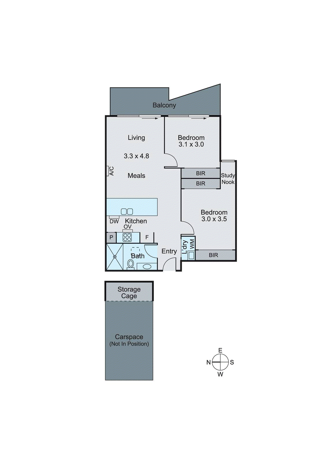 201/1 Major Street, Highett VIC 3190 - Floorplan