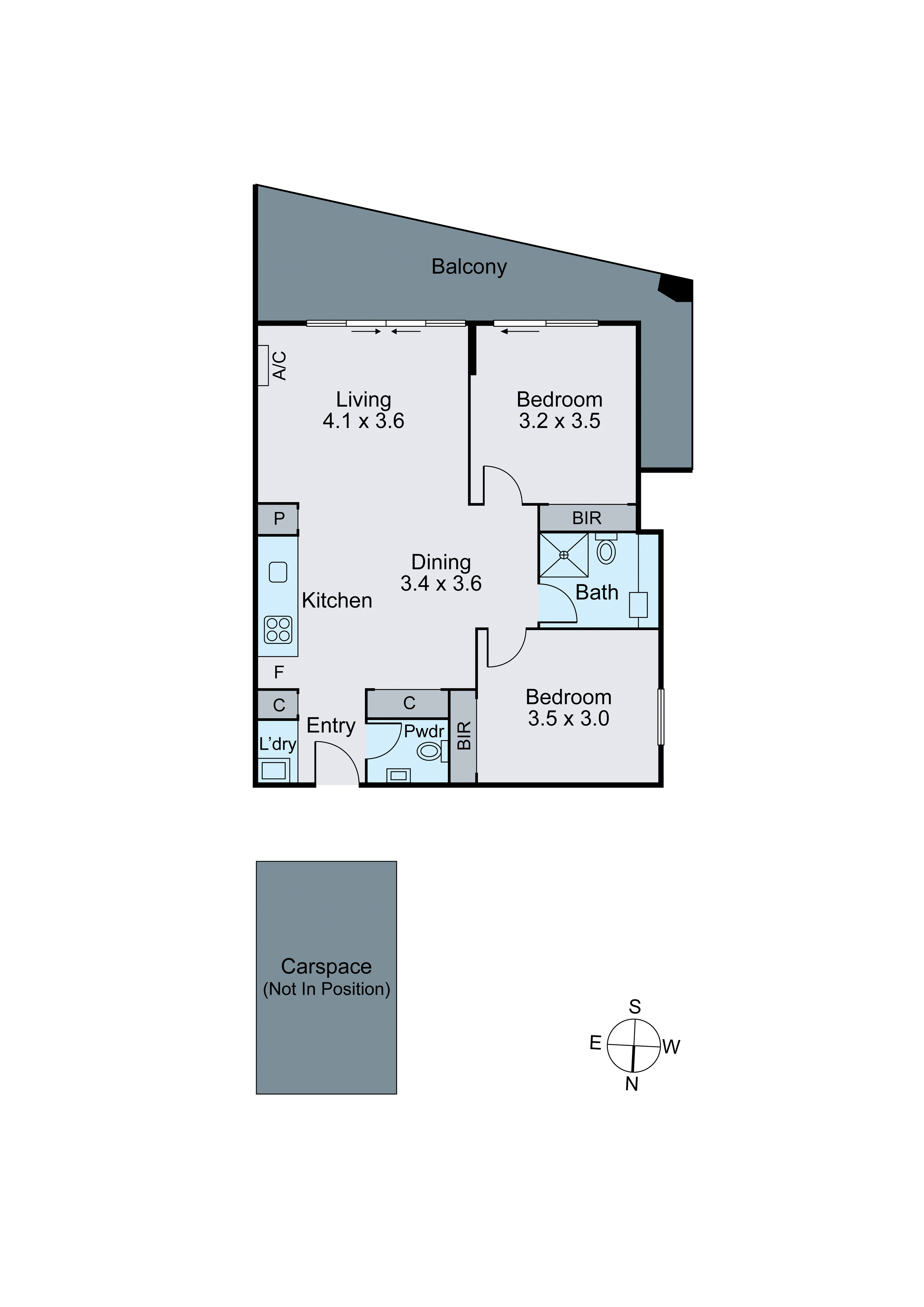 201/1615 Malvern Road, Glen Iris VIC 3146 - Floorplan