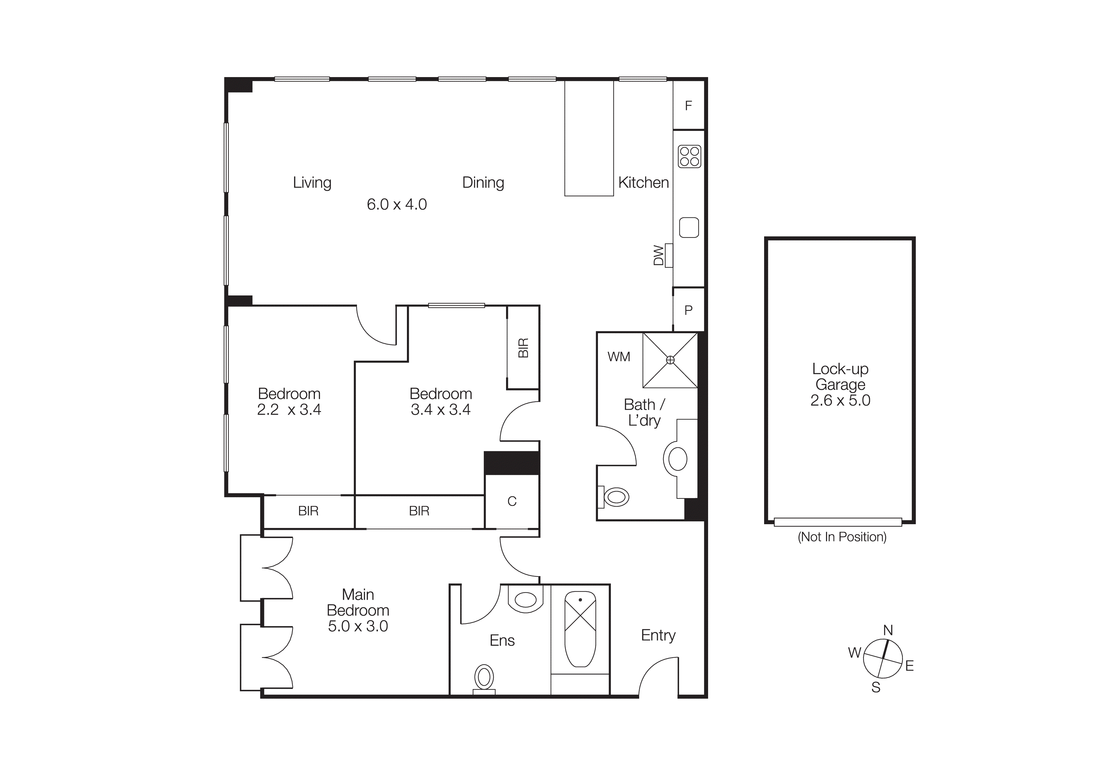 20/12 Collins Way, Melbourne VIC 3000 - Floorplan