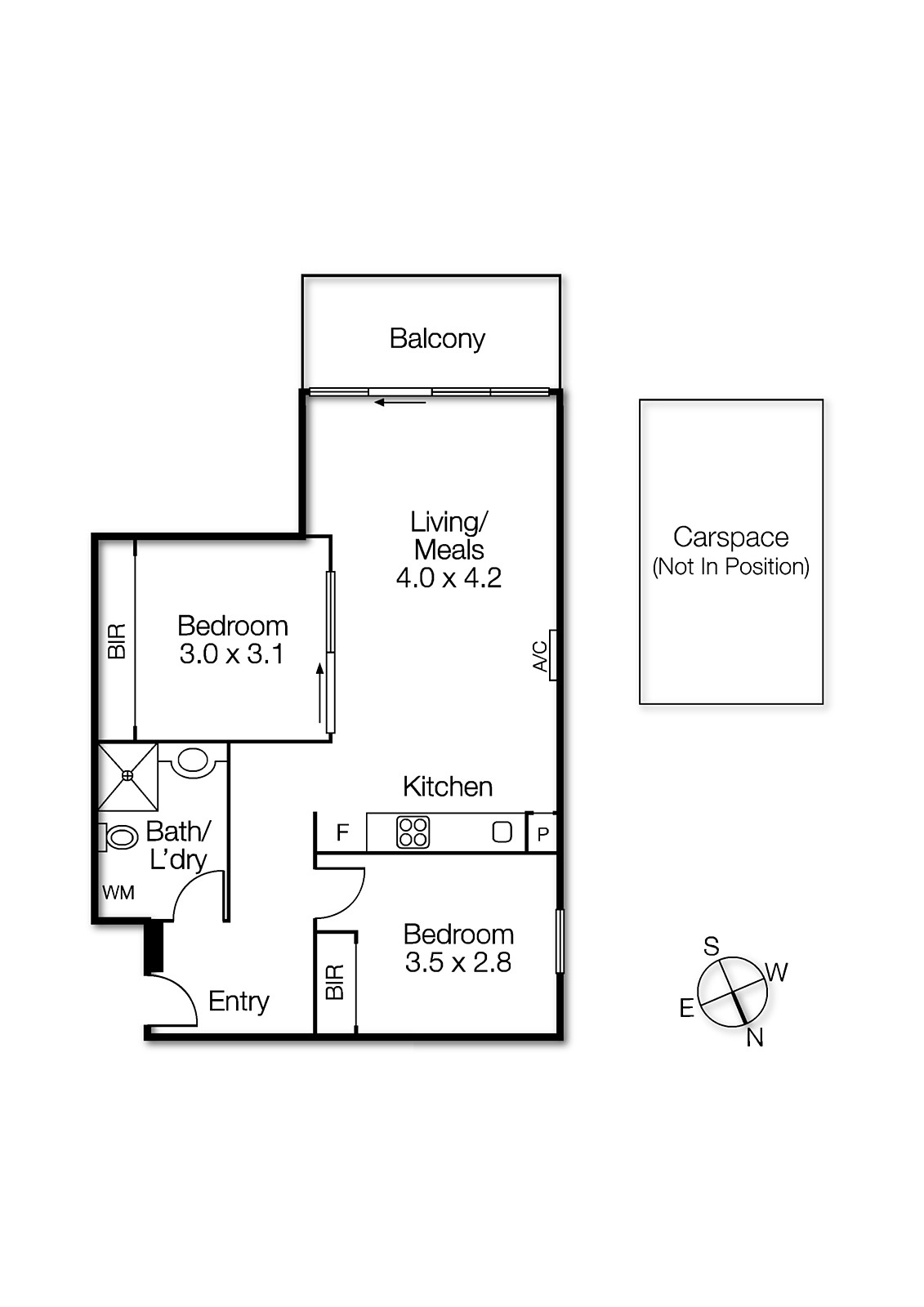 201/2 Rouse Street, Port Melbourne VIC 3207 - Floorplan