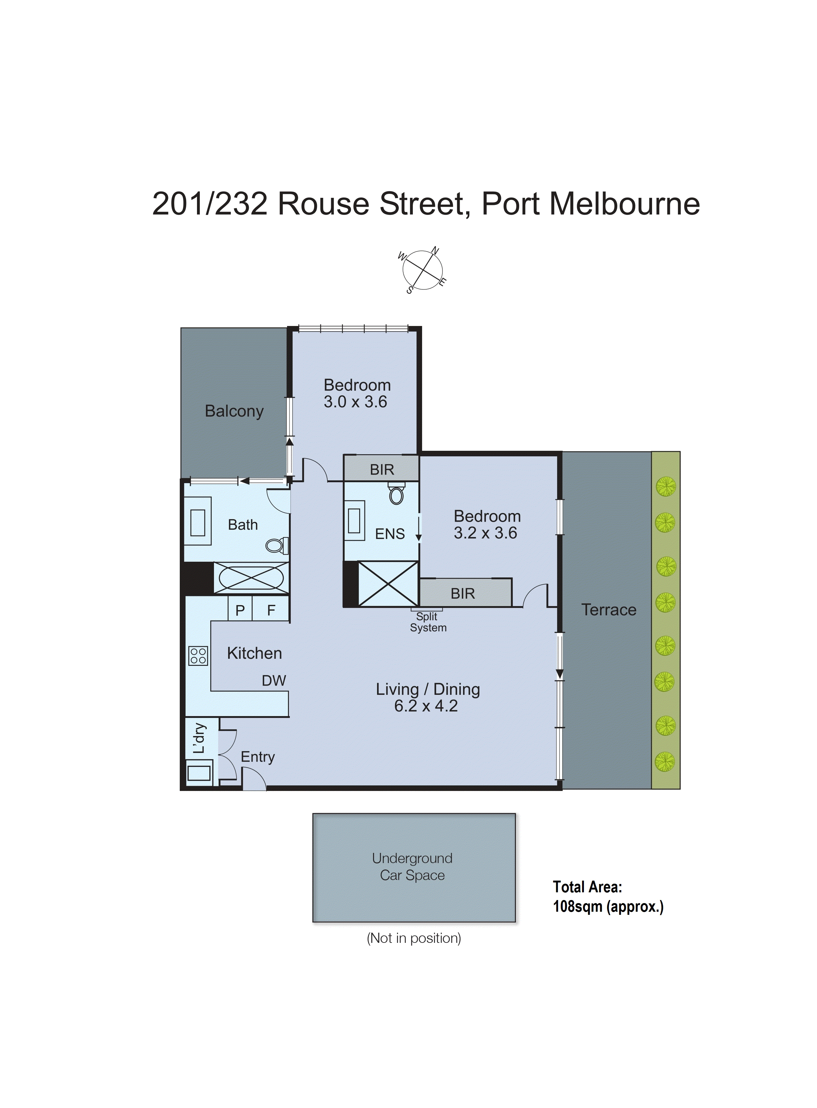 201/232-242 Rouse Street, Port Melbourne VIC 3207 - Floorplan