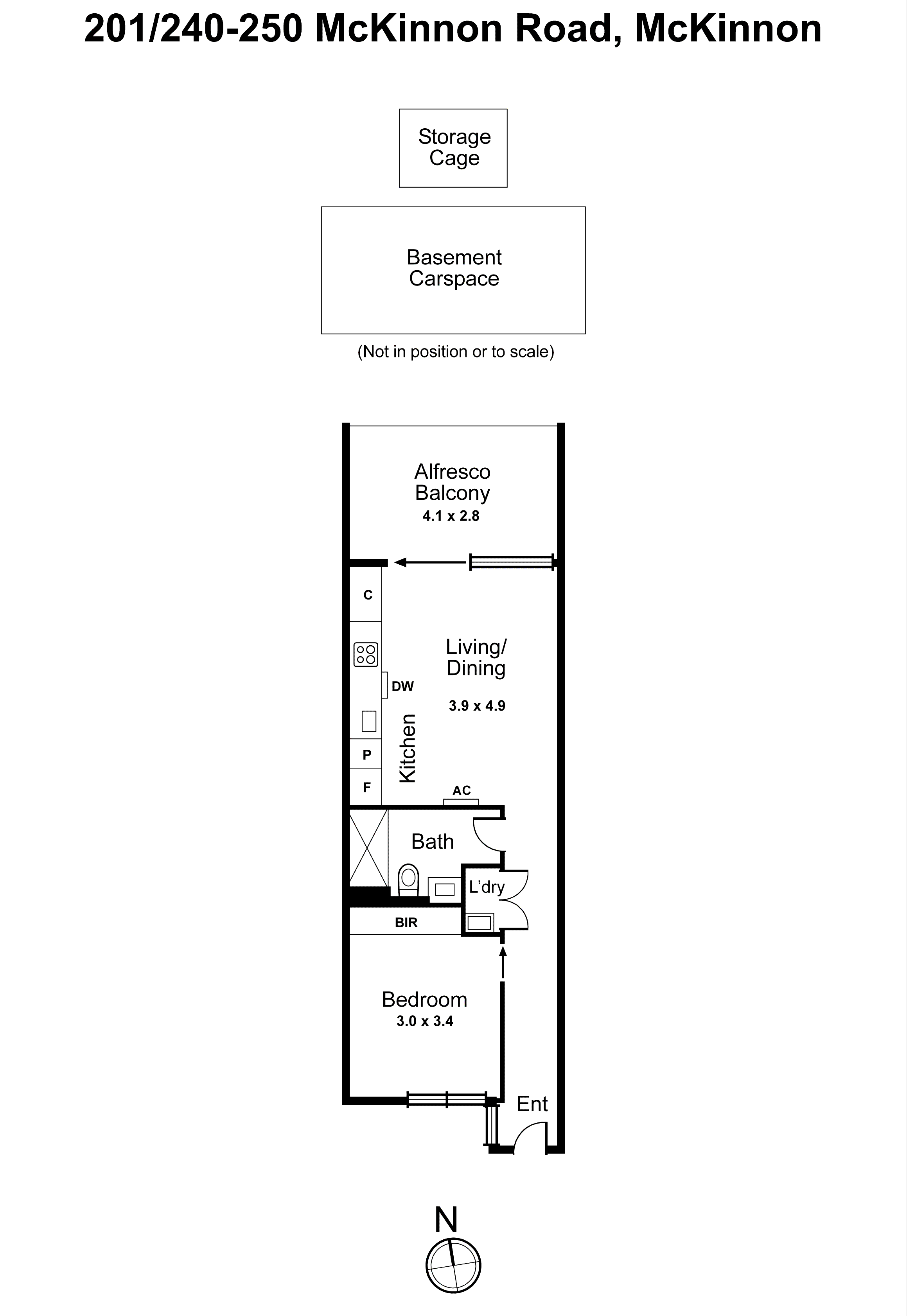 201/240-250 McKinnon Road, Mckinnon VIC 3204 - Floorplan