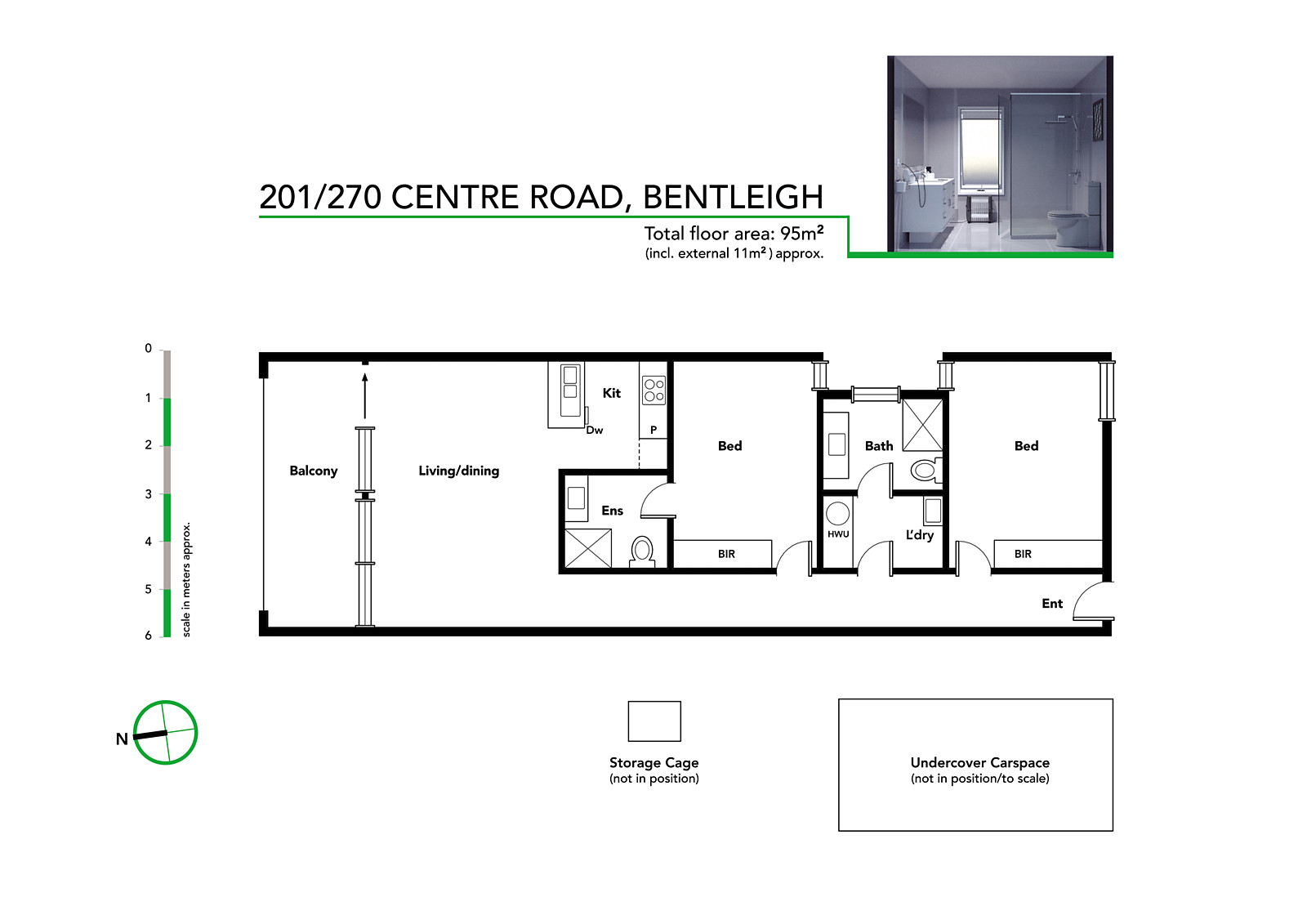 201/270 Centre Road, Bentleigh VIC 3204 - Floorplan