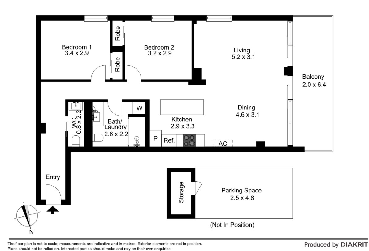 201/286 Blackburn Road, Glen Waverley VIC 3150 - Floorplan