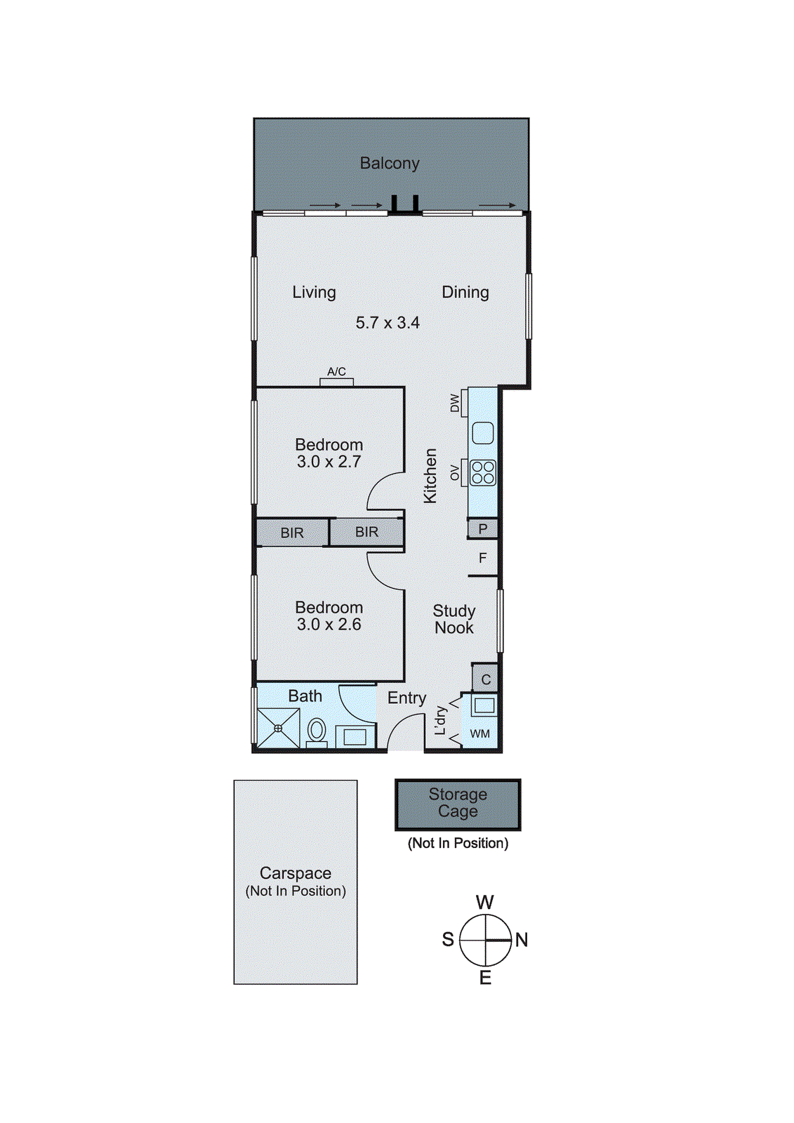 201/3 Raglan Street, St Kilda East VIC 3183 - Floorplan