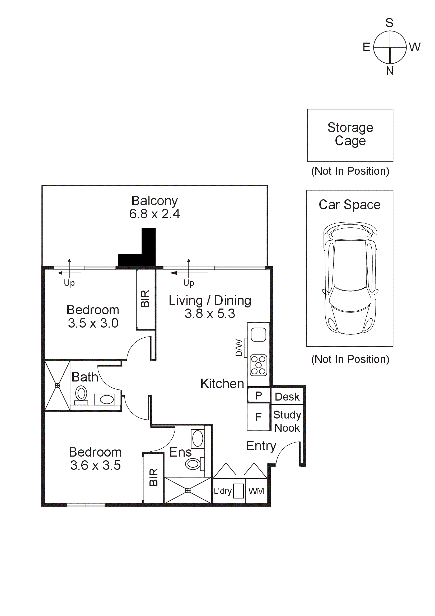 201/33 Crisp Street, Hampton VIC 3188 - Floorplan