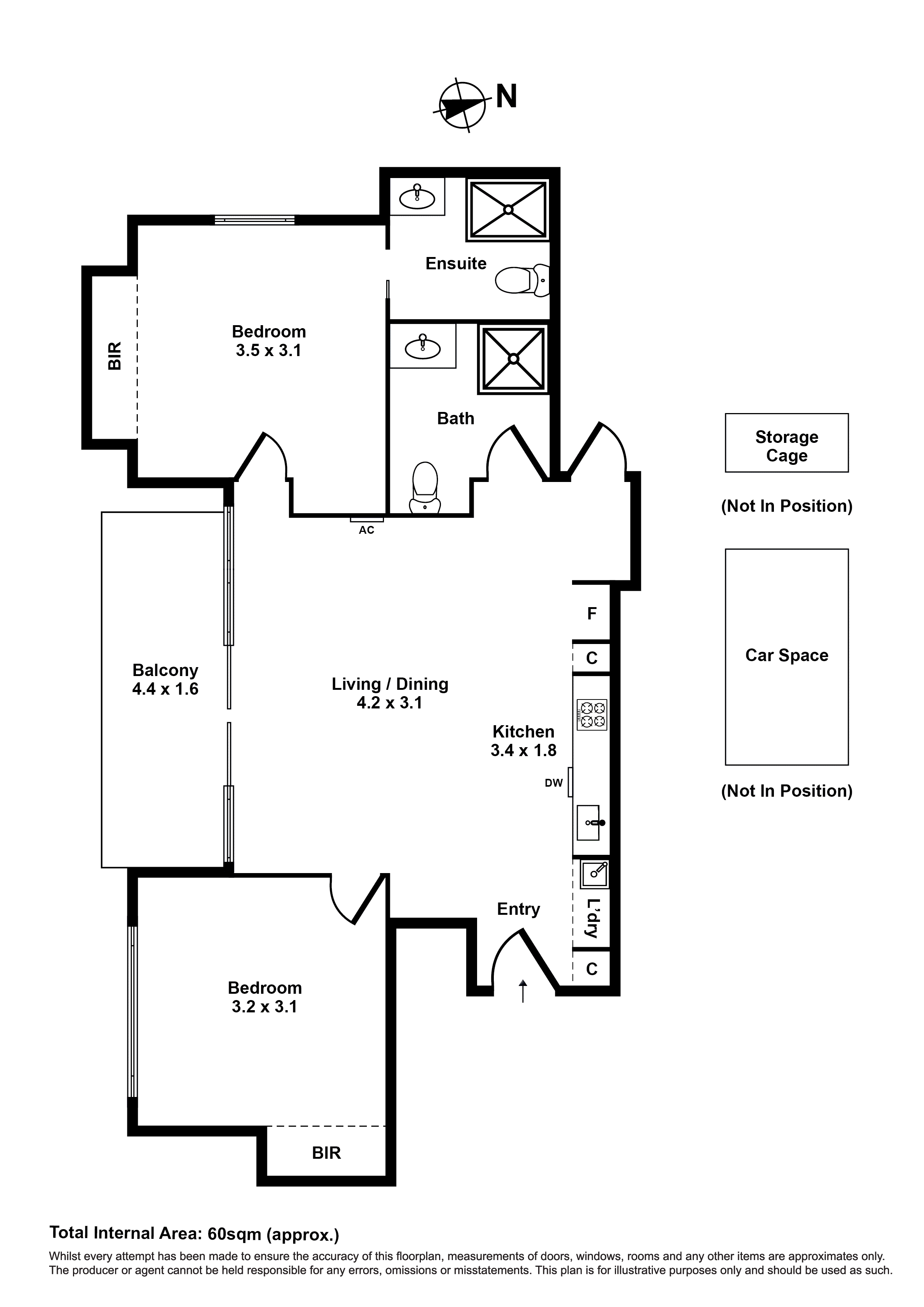 201/38 Fehon Street, Yarraville VIC 3013 - Floorplan