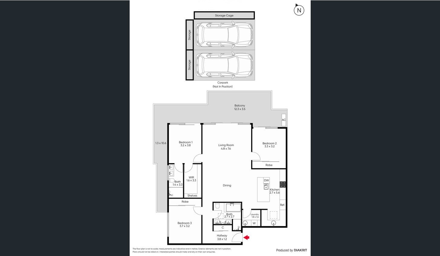 201/43-45 The Avenue, BALACLAVA VIC 3183 - Floorplan