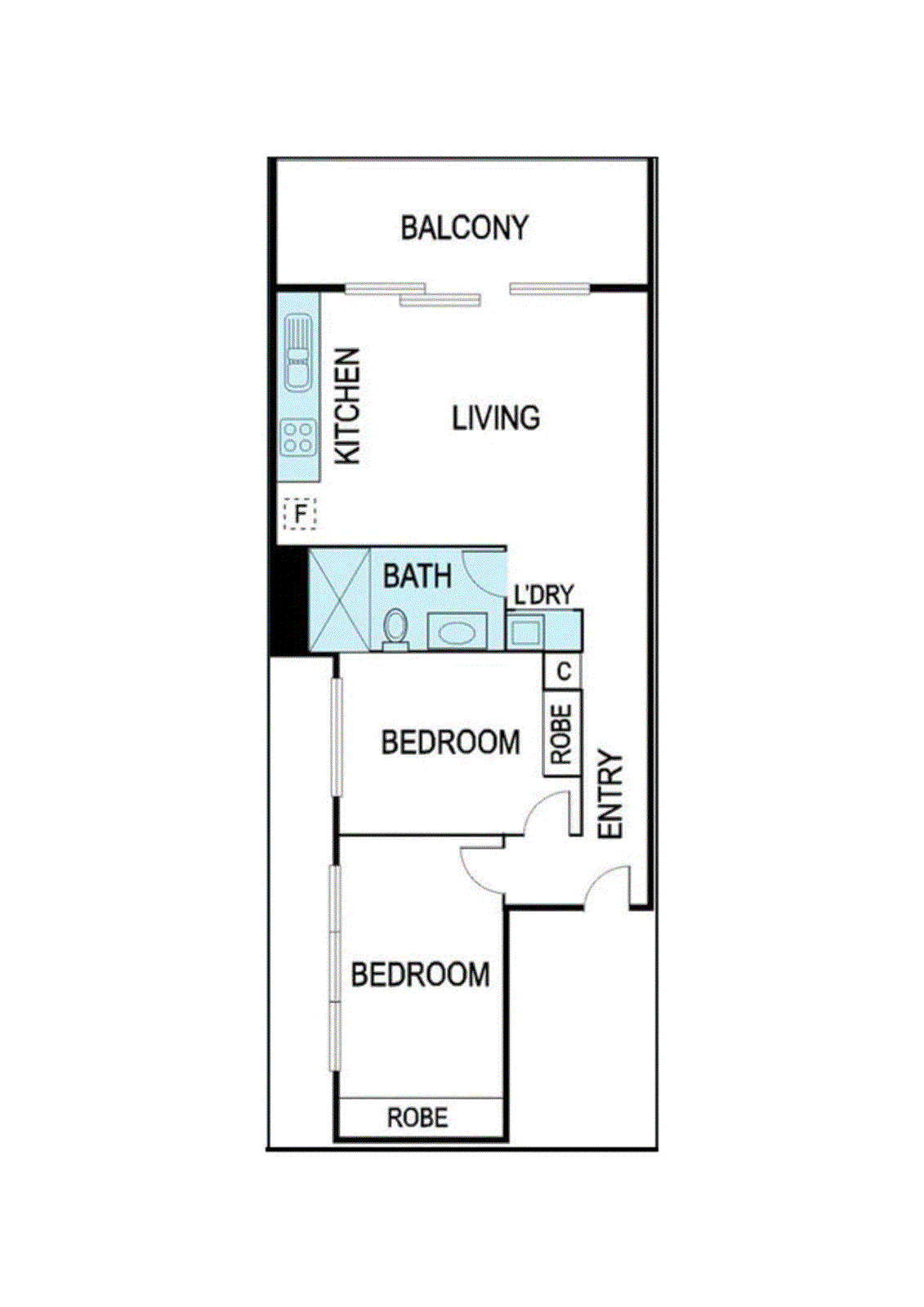 201/49 Batesford Road, Chadstone VIC 3148 - Floorplan