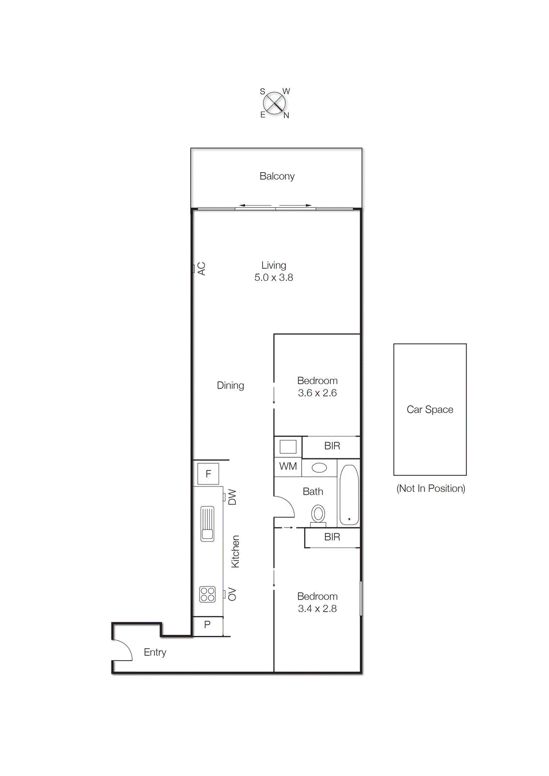 201/54 Nott Street, Port Melbourne VIC 3207 - Floorplan