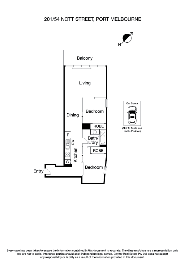 201/54 Nott Street, PORT MELBOURNE VIC 3207 - Floorplan