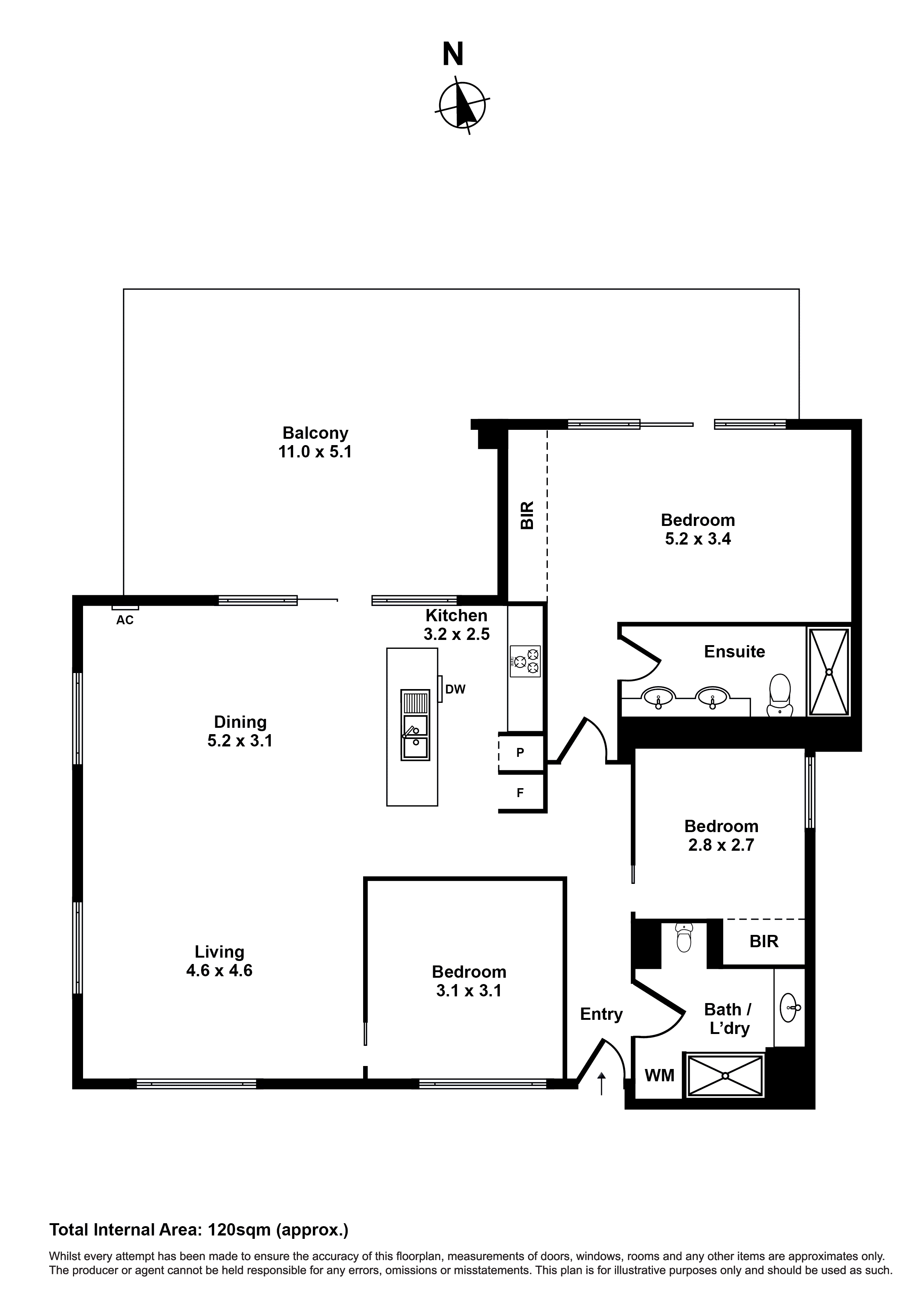 201/58 Ballarat Street, Yarraville VIC 3013 - Floorplan