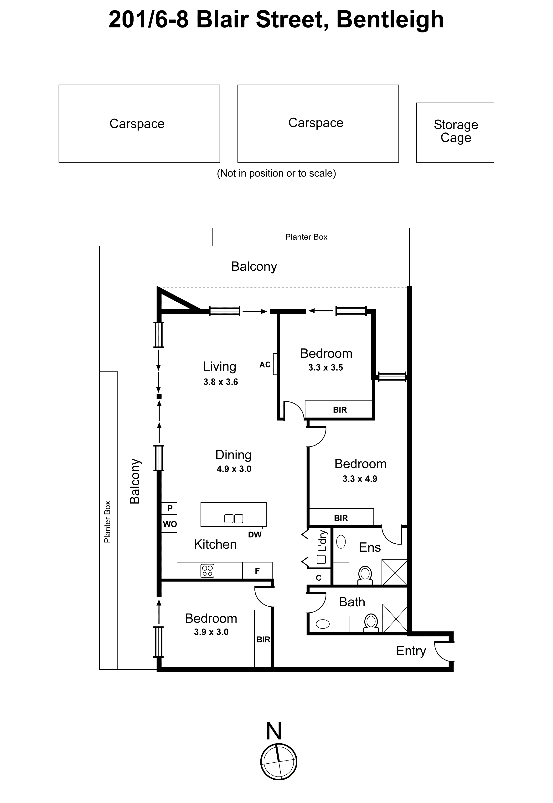 201/6-8 Blair Street, Bentleigh VIC 3204 - Floorplan