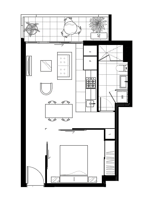 201/6 Queens Avenue, Hawthorn VIC 3122 - Floorplan