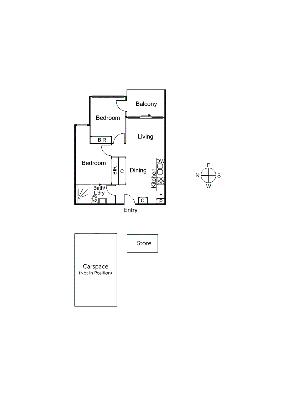 201/61 Lees Street, Mckinnon VIC 3204 - Floorplan