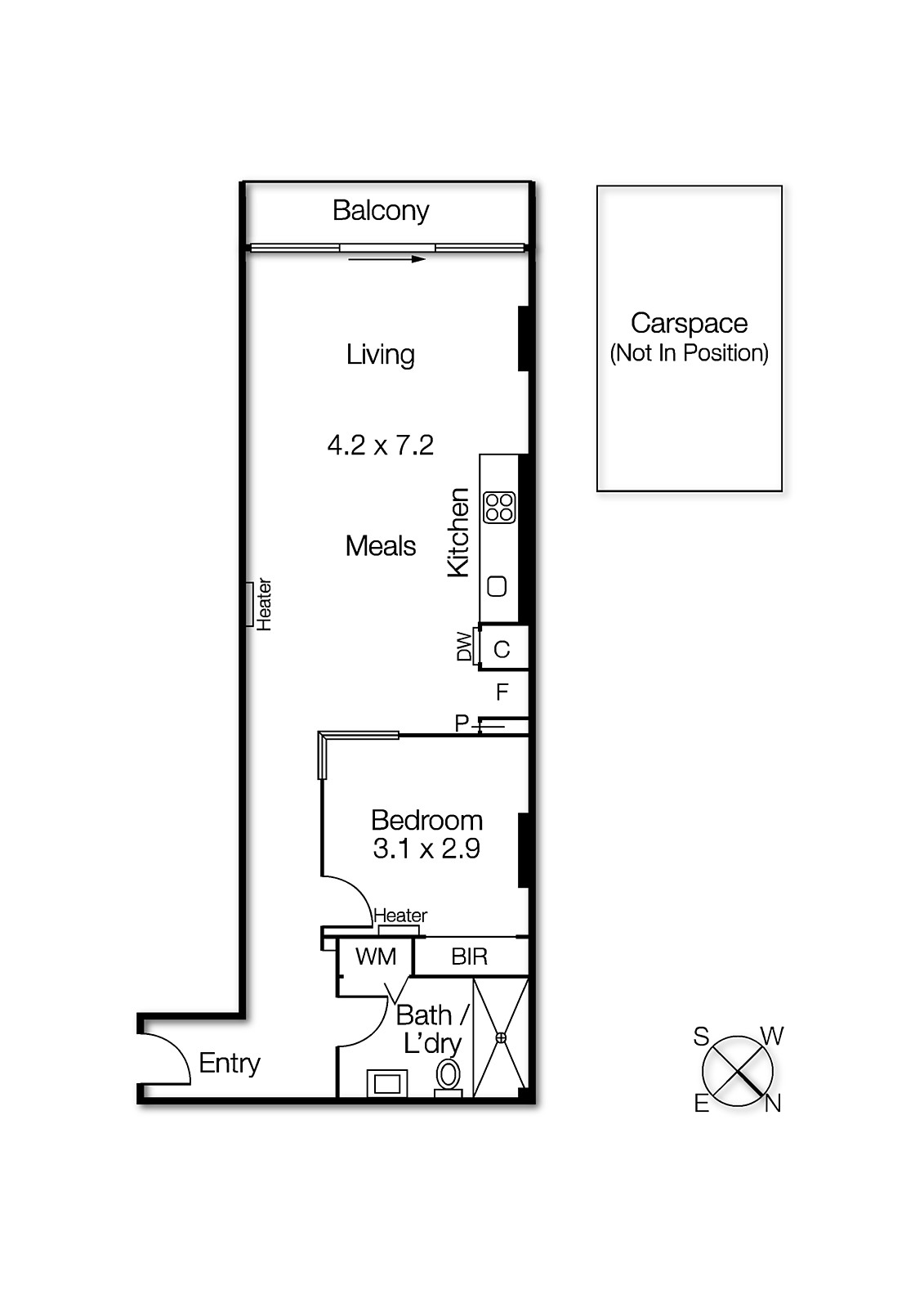 201/63 Acland Street, St Kilda VIC 3182 - Floorplan