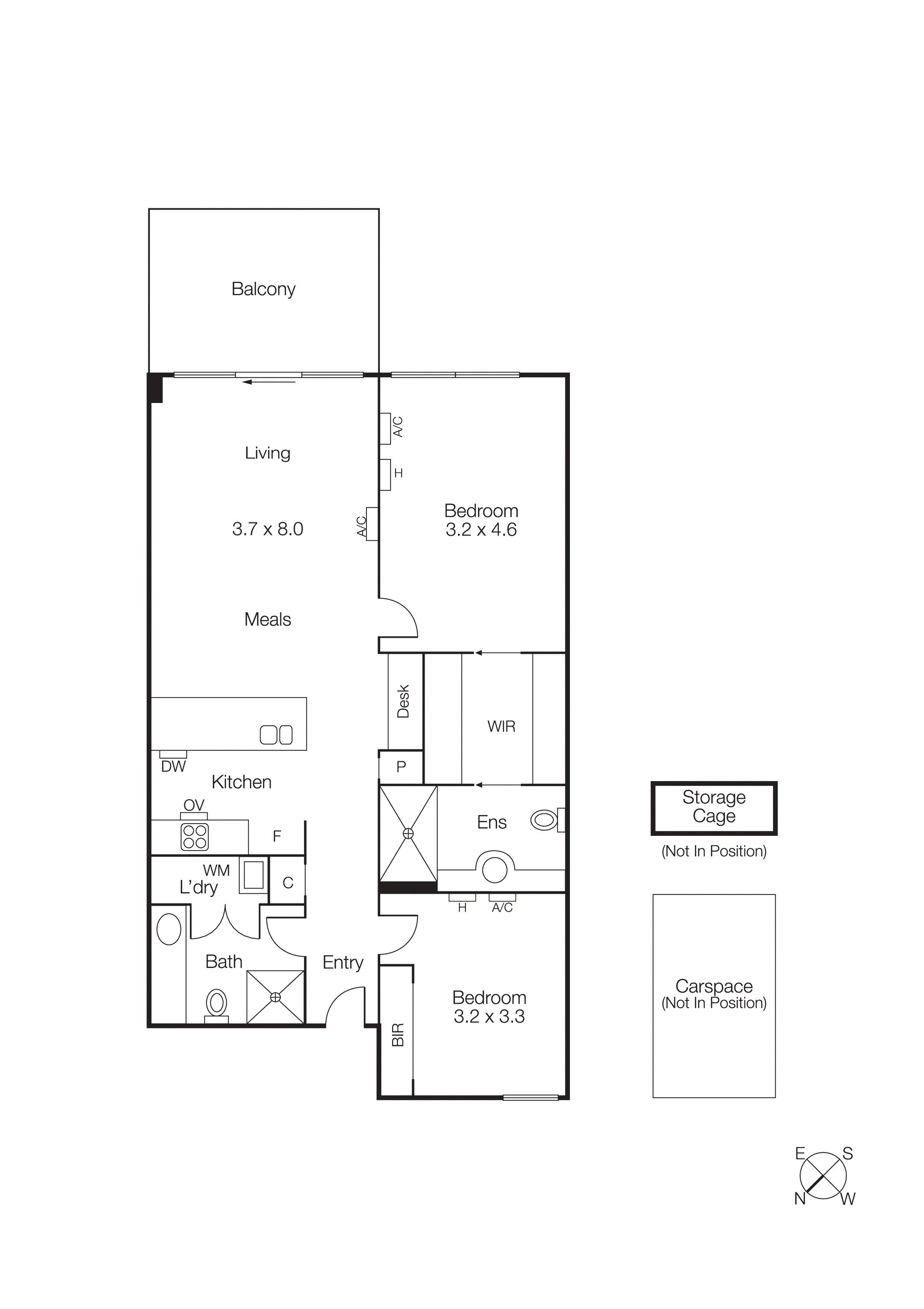 201/77 Nott Street, Port Melbourne VIC 3207 - Floorplan