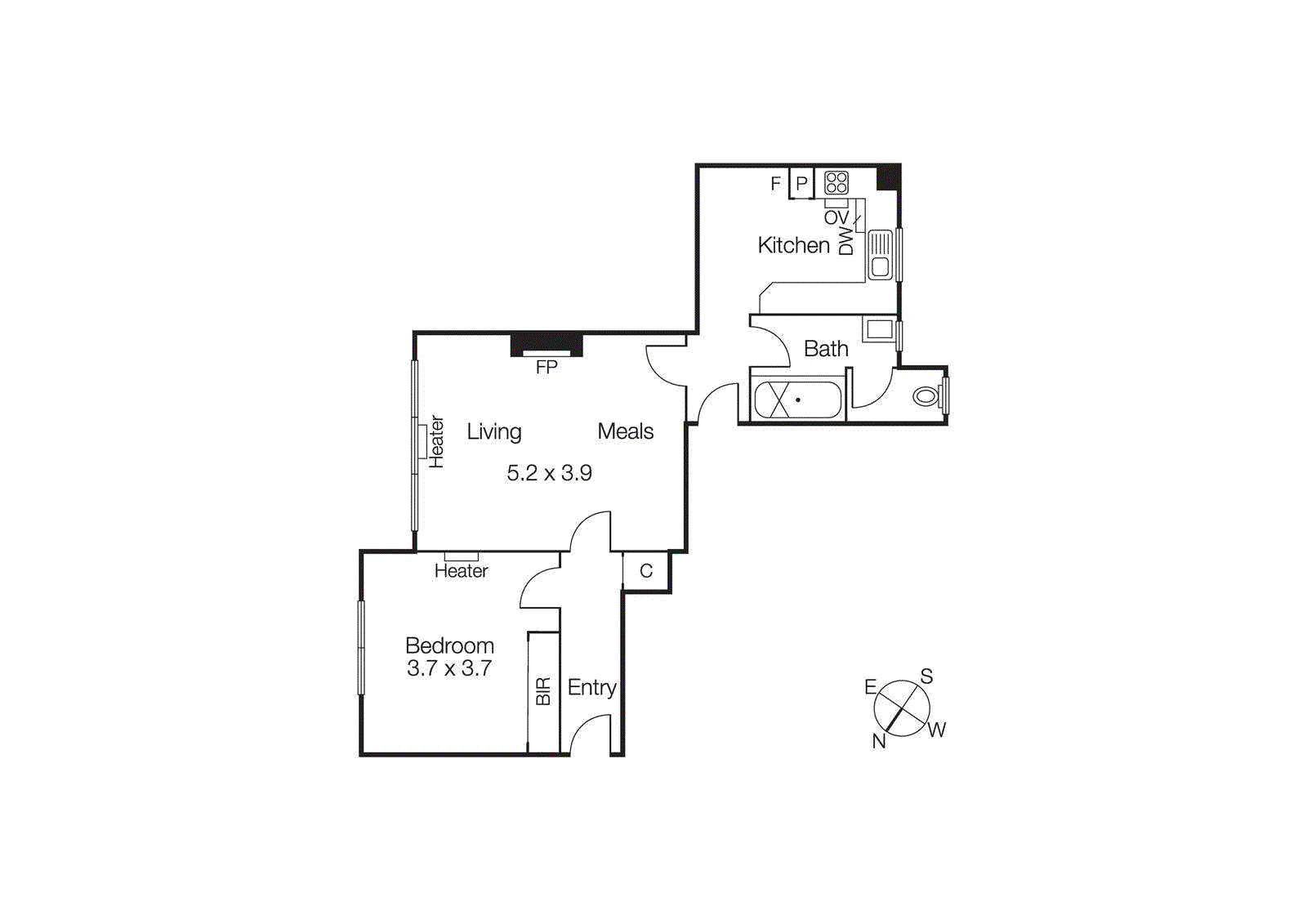 20/17a Milton Street, Elwood VIC 3184 - Floorplan