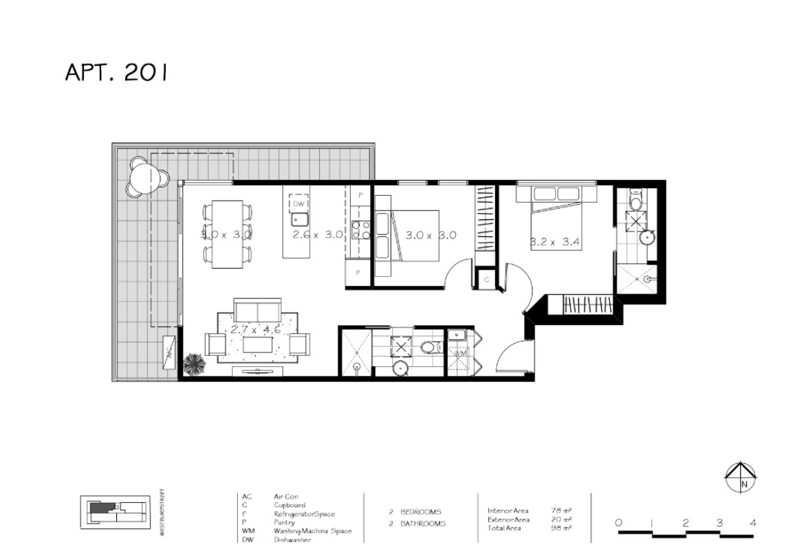 201/95 Westbury Street, Balaclava VIC 3183 - Floorplan