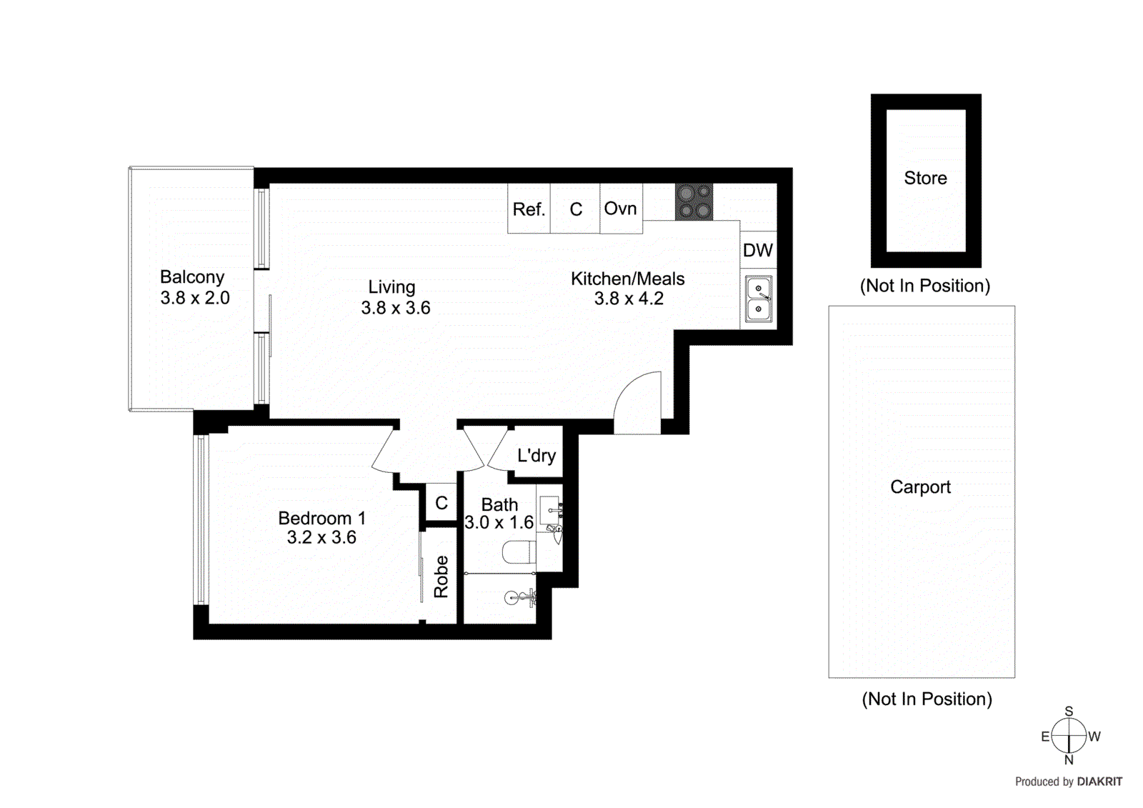 201/9A Remington Drive, Highett VIC 3190 - Floorplan