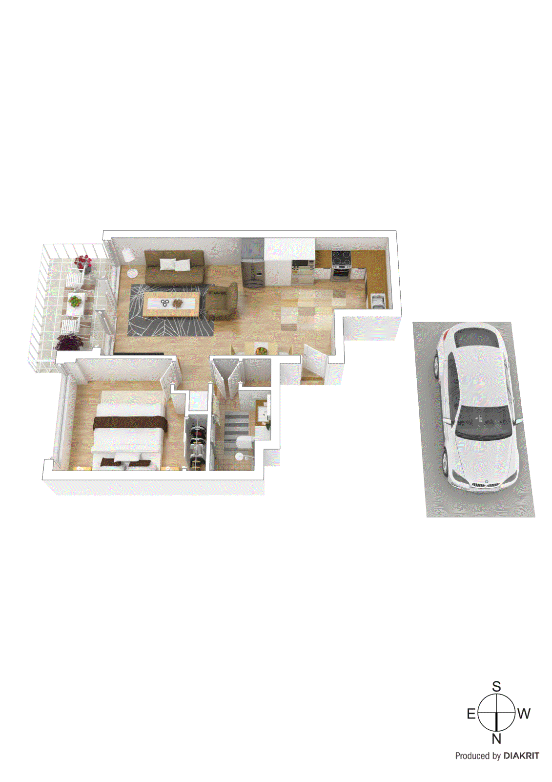 201/9A Remington Drive, Highett VIC 3190 - Floorplan