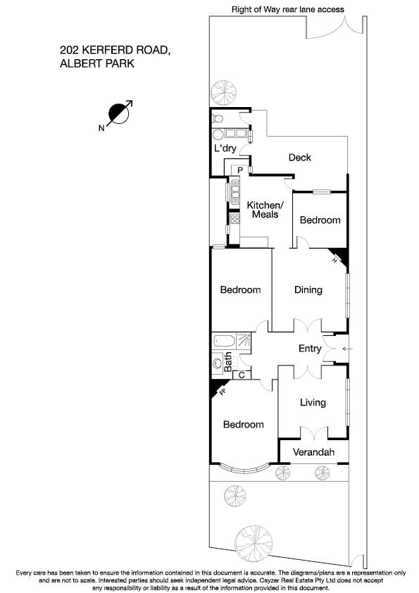 202 Kerferd Road, ALBERT PARK VIC 3206 - Floorplan