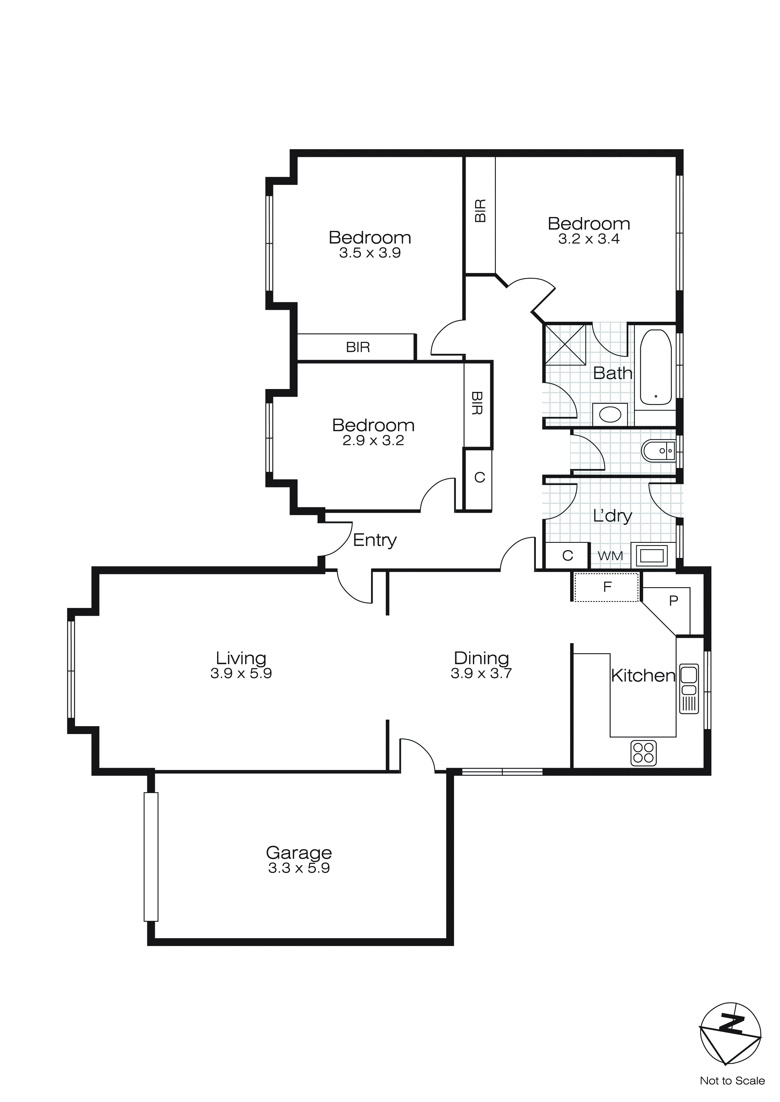 202 Spencer Street, Sebastopol VIC 3356 - Floorplan