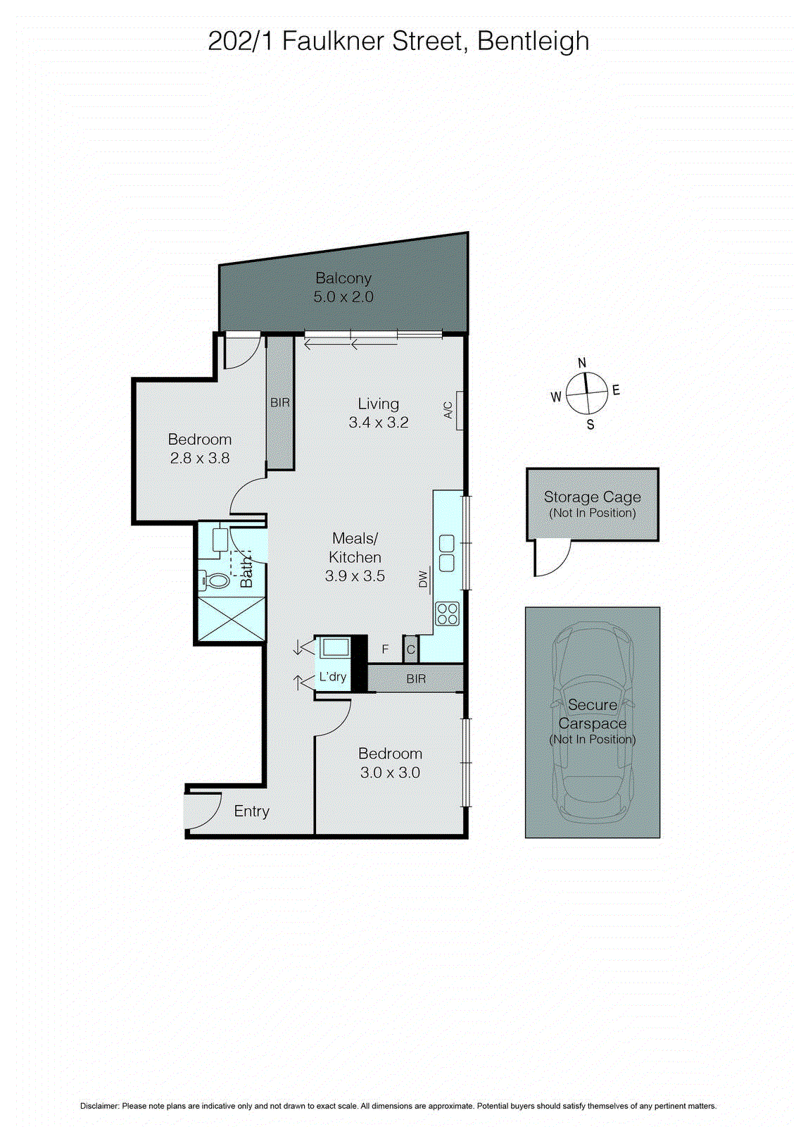 202/1 Faulkner Street, Bentleigh VIC 3204 - Floorplan