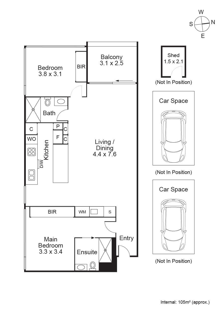202/1 Plant Street, Malvern VIC 3144 - Floorplan