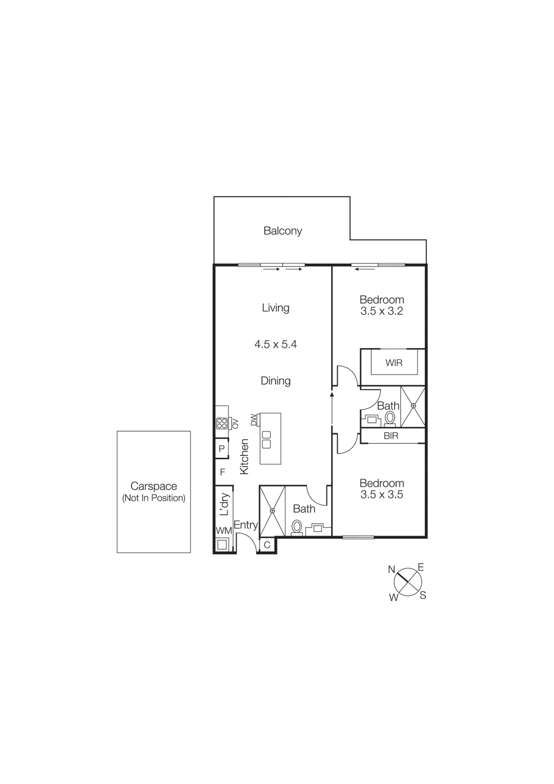 202/103 Bay Street, Brighton VIC 3186 - Floorplan