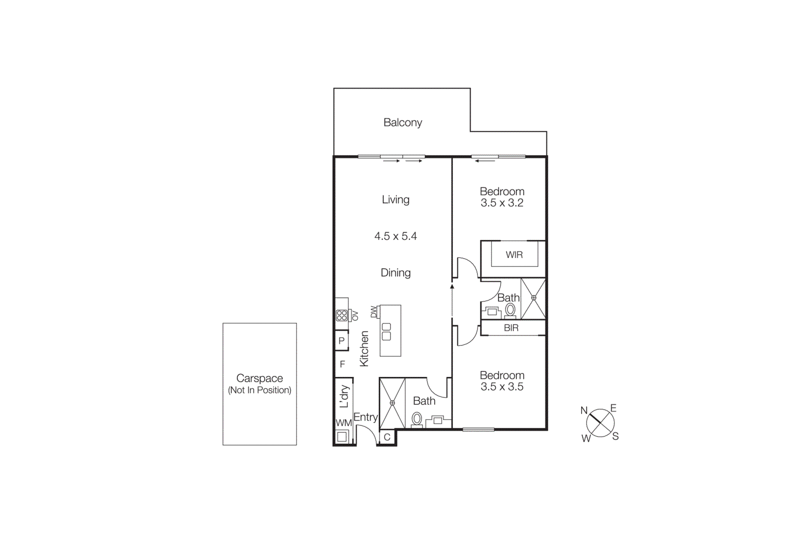 202/103 Bay Street, Brighton VIC 3186 - Floorplan