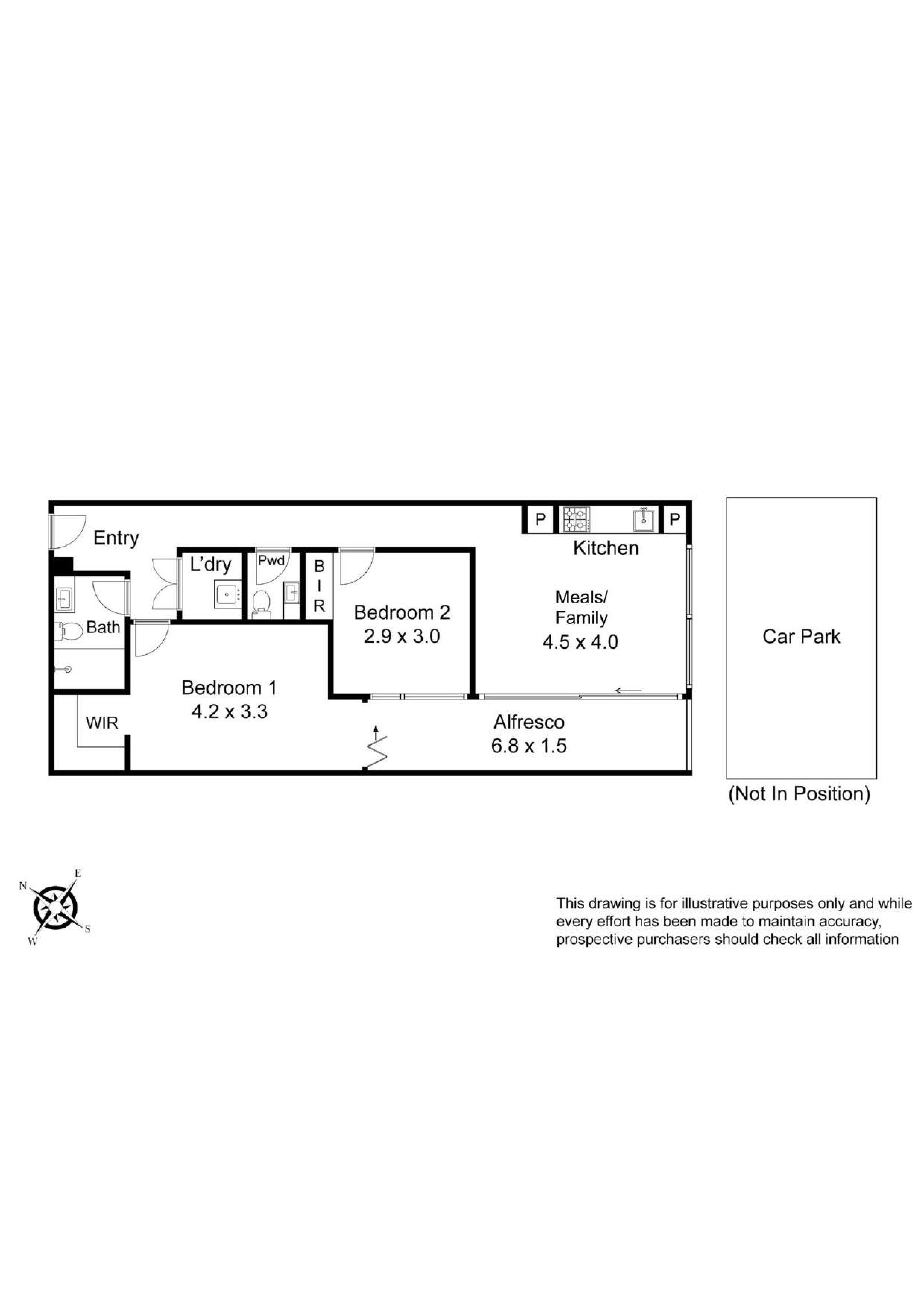 202/107-109 McLeod Road, Patterson Lakes VIC 3197 - Floorplan