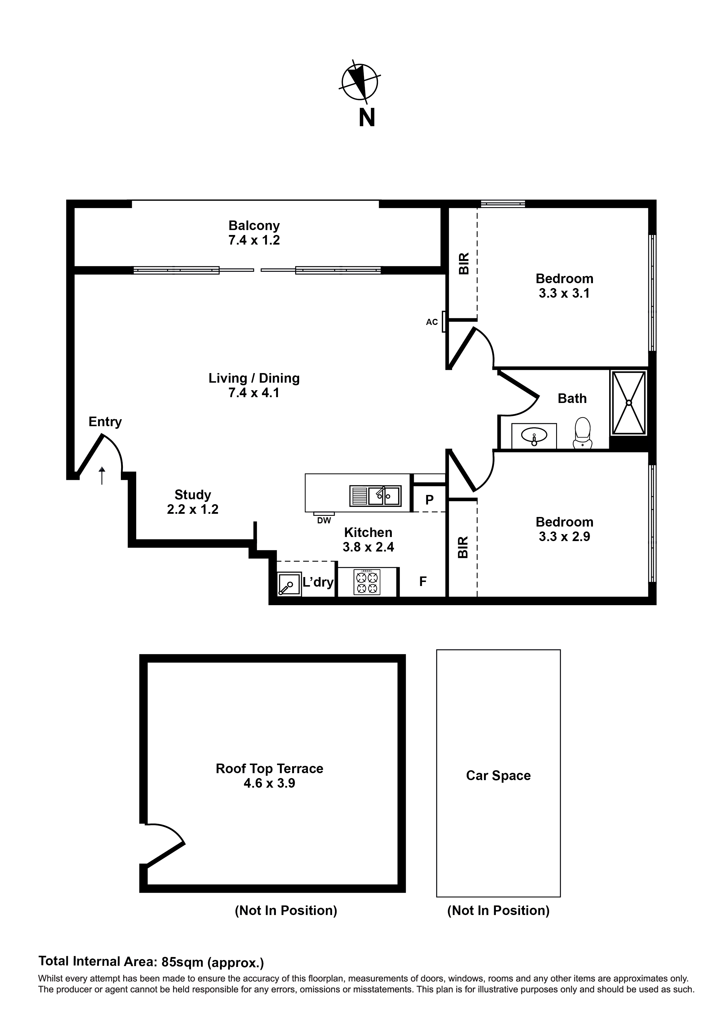 202/141 Stephen Street, Yarraville VIC 3013 - Floorplan