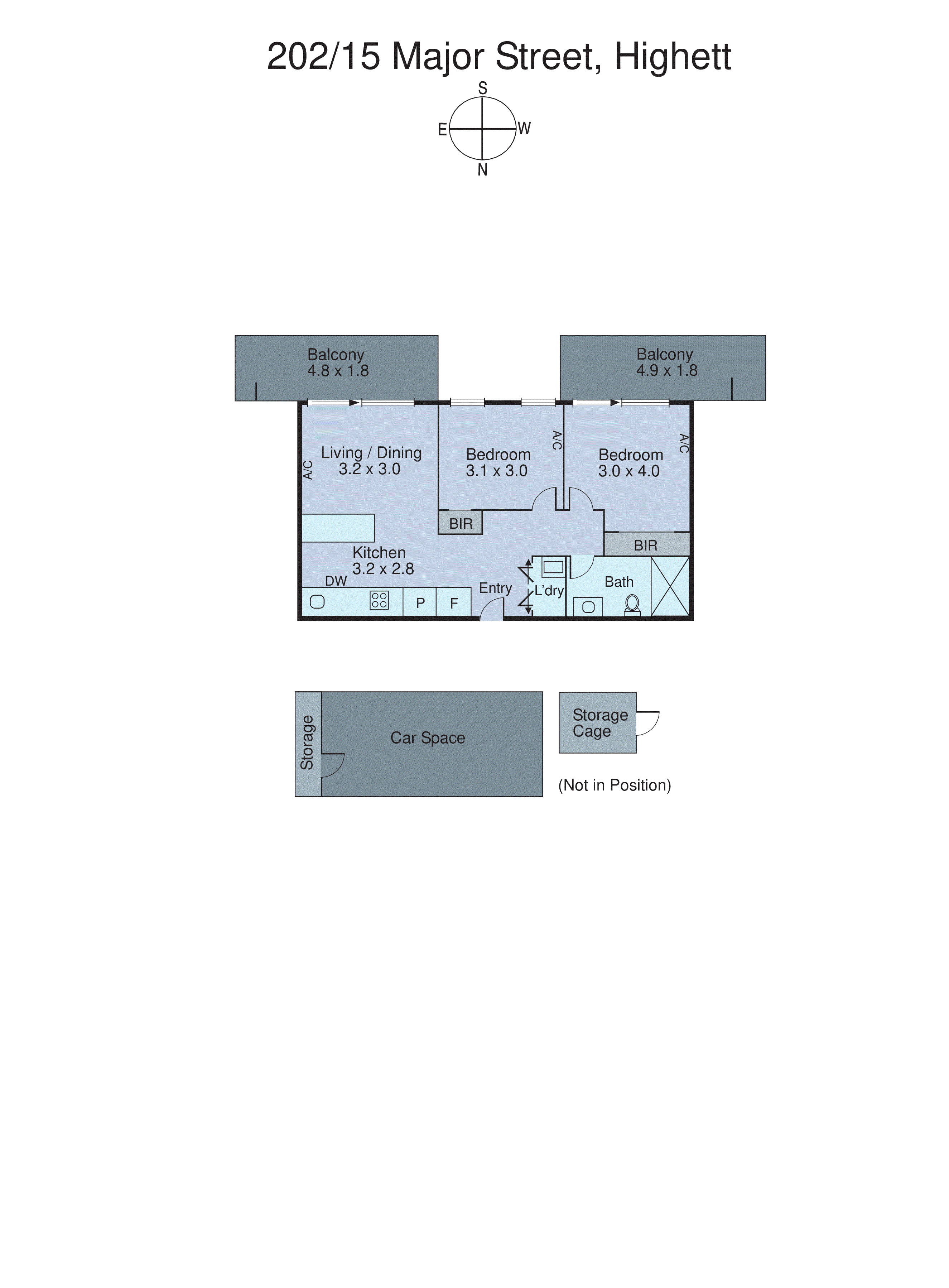 202/15 Major Street, Highett VIC 3190 - Floorplan