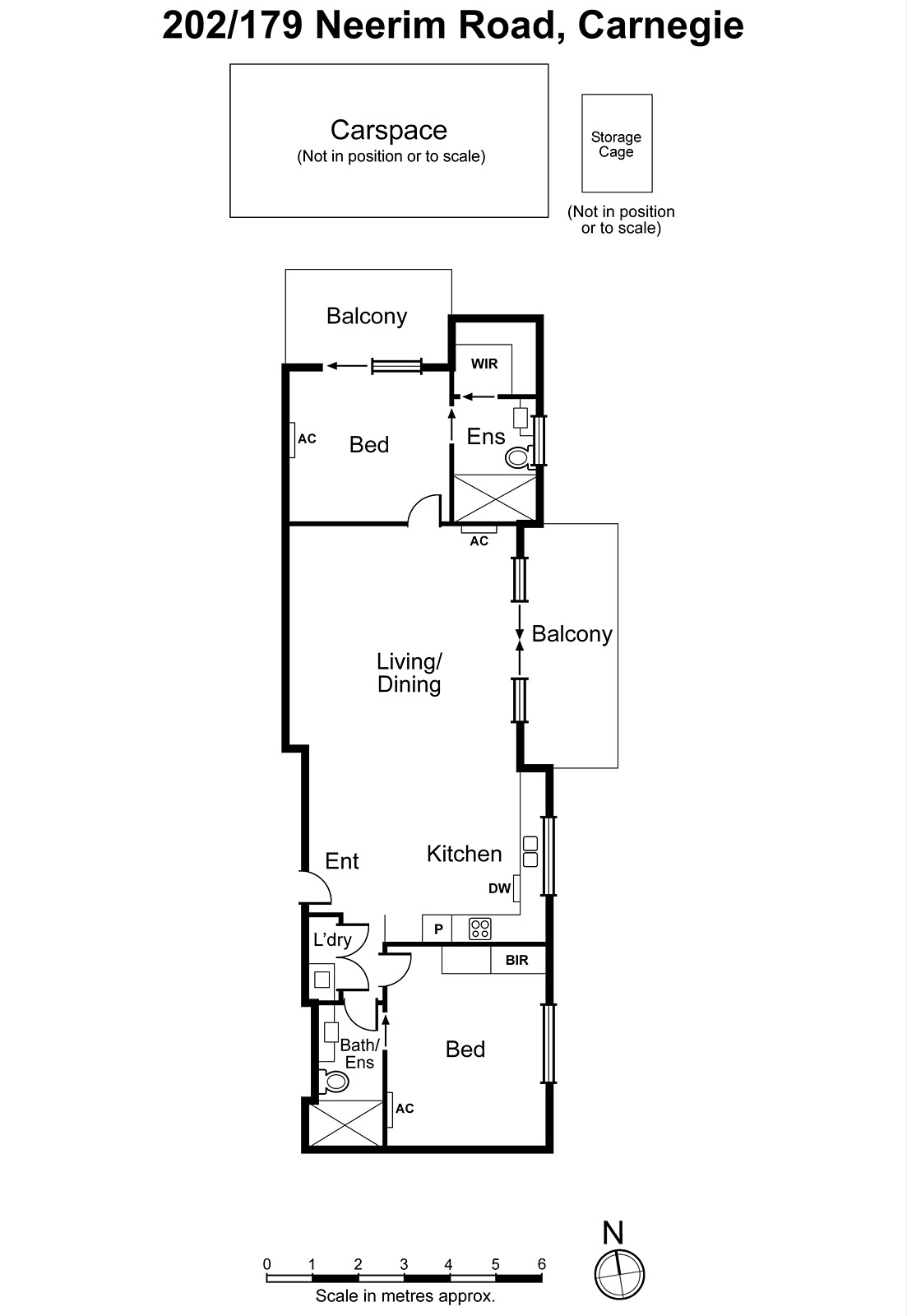 202/179 Neerim Road, Carnegie VIC 3163 - Floorplan