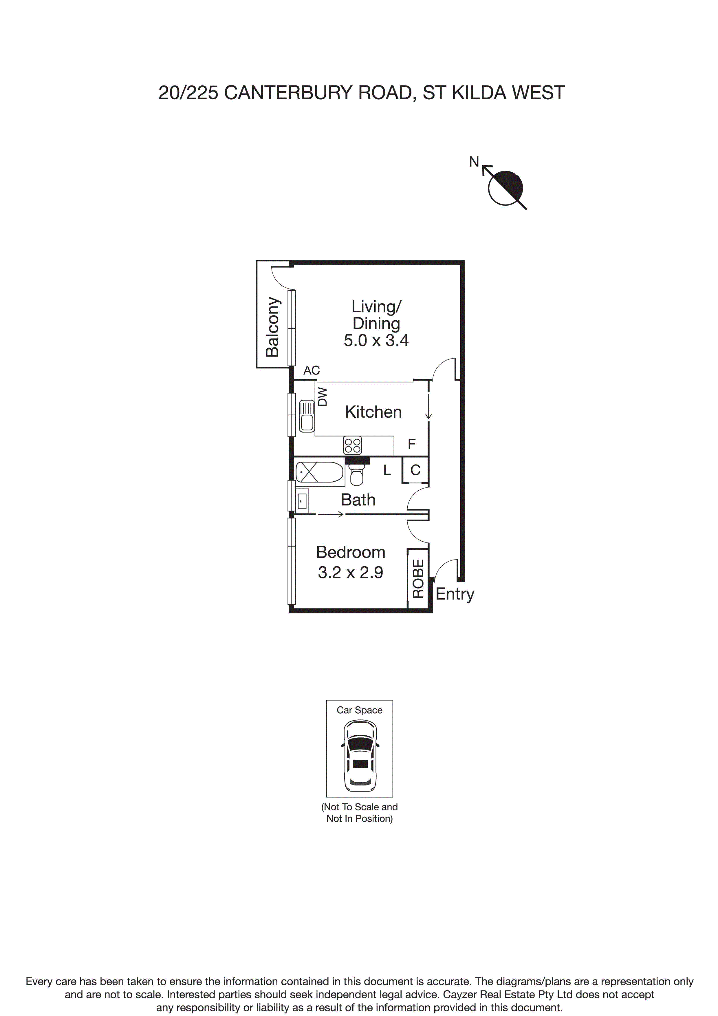 20/225 Canterbury Road, ST KILDA WEST VIC 3182 - Floorplan