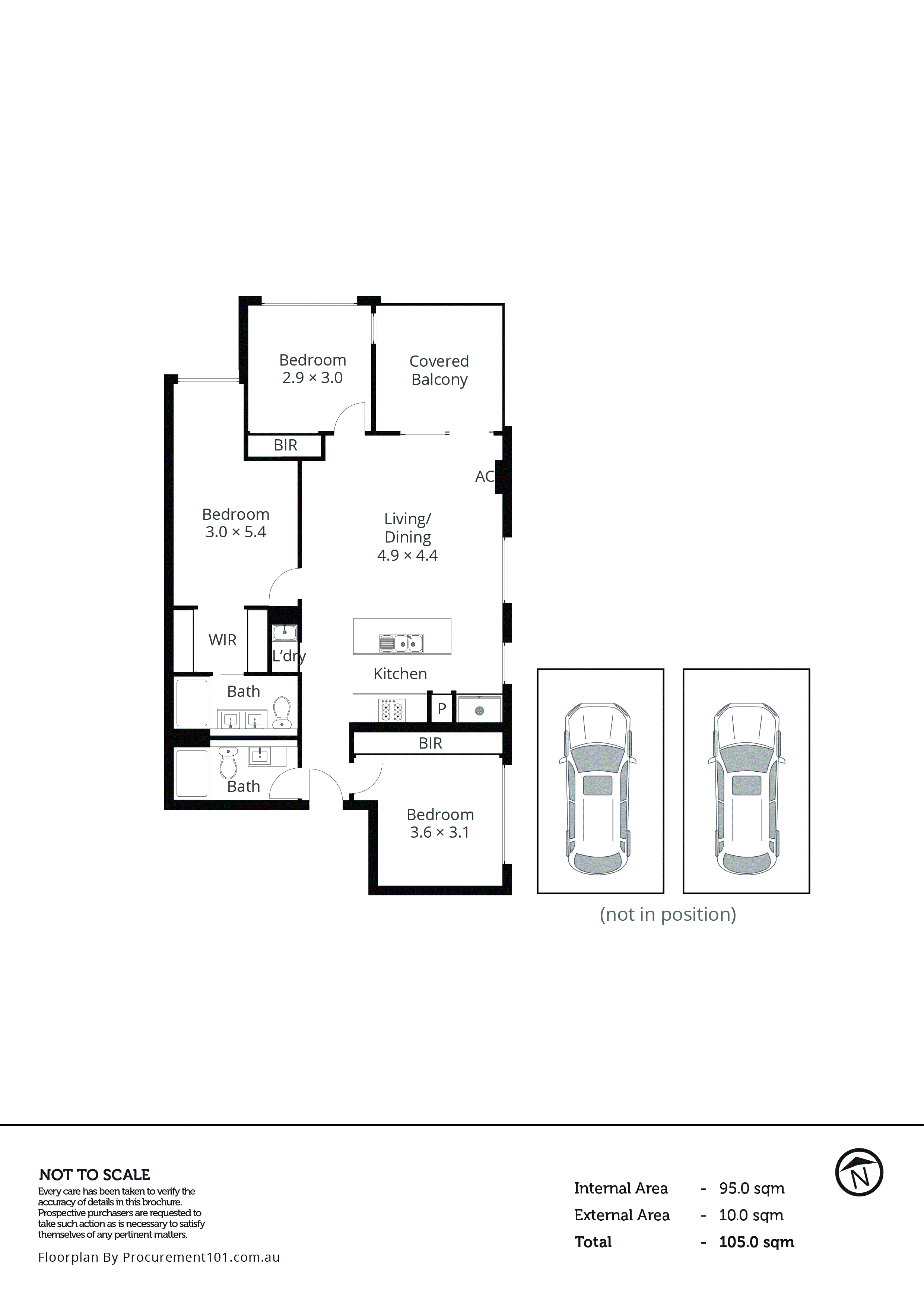 202/36 Stafford Street, Abbotsford VIC 3067 - Floorplan