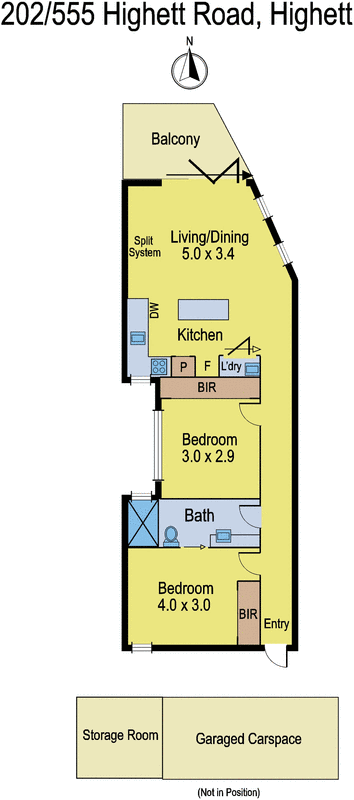 202/555 Highett Road, Highett VIC 3190 - Floorplan