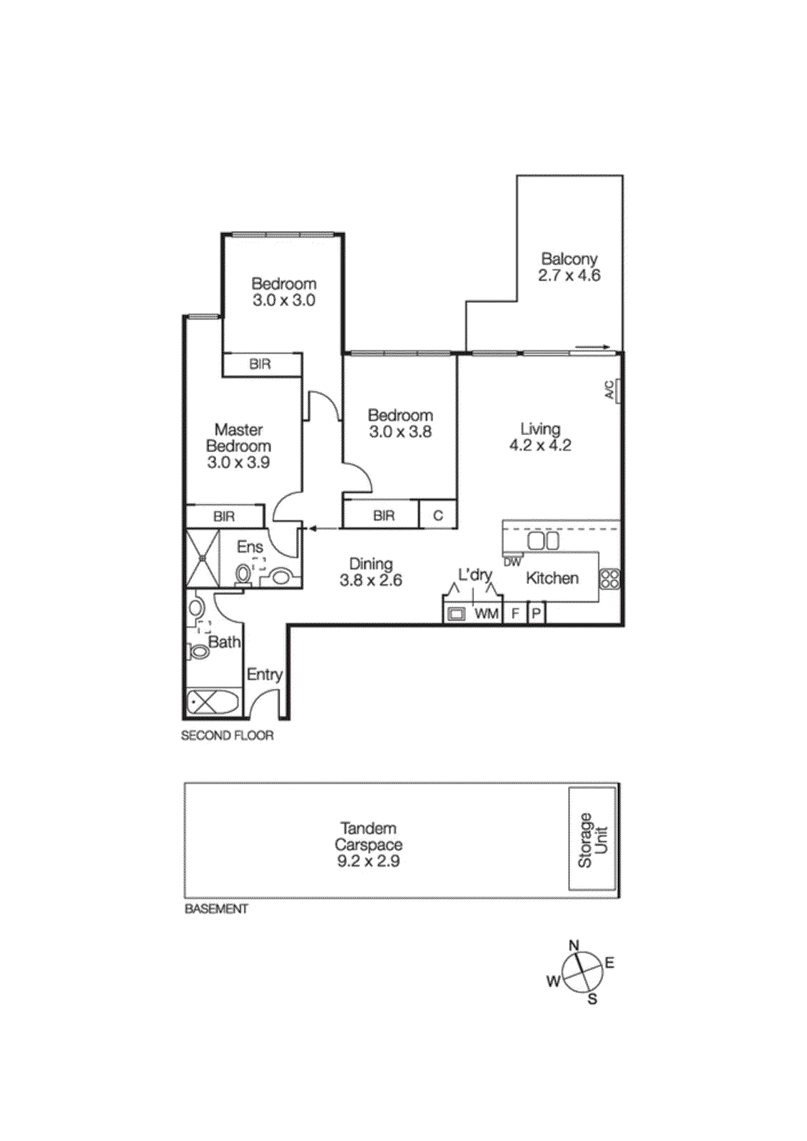202/6 Dart Street, Highett VIC 3190 - Floorplan