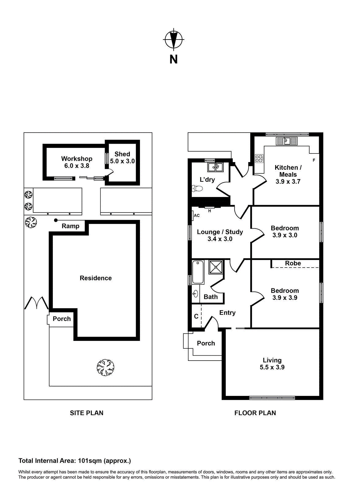 203 Hudsons Road, Spotswood VIC 3015 - Floorplan