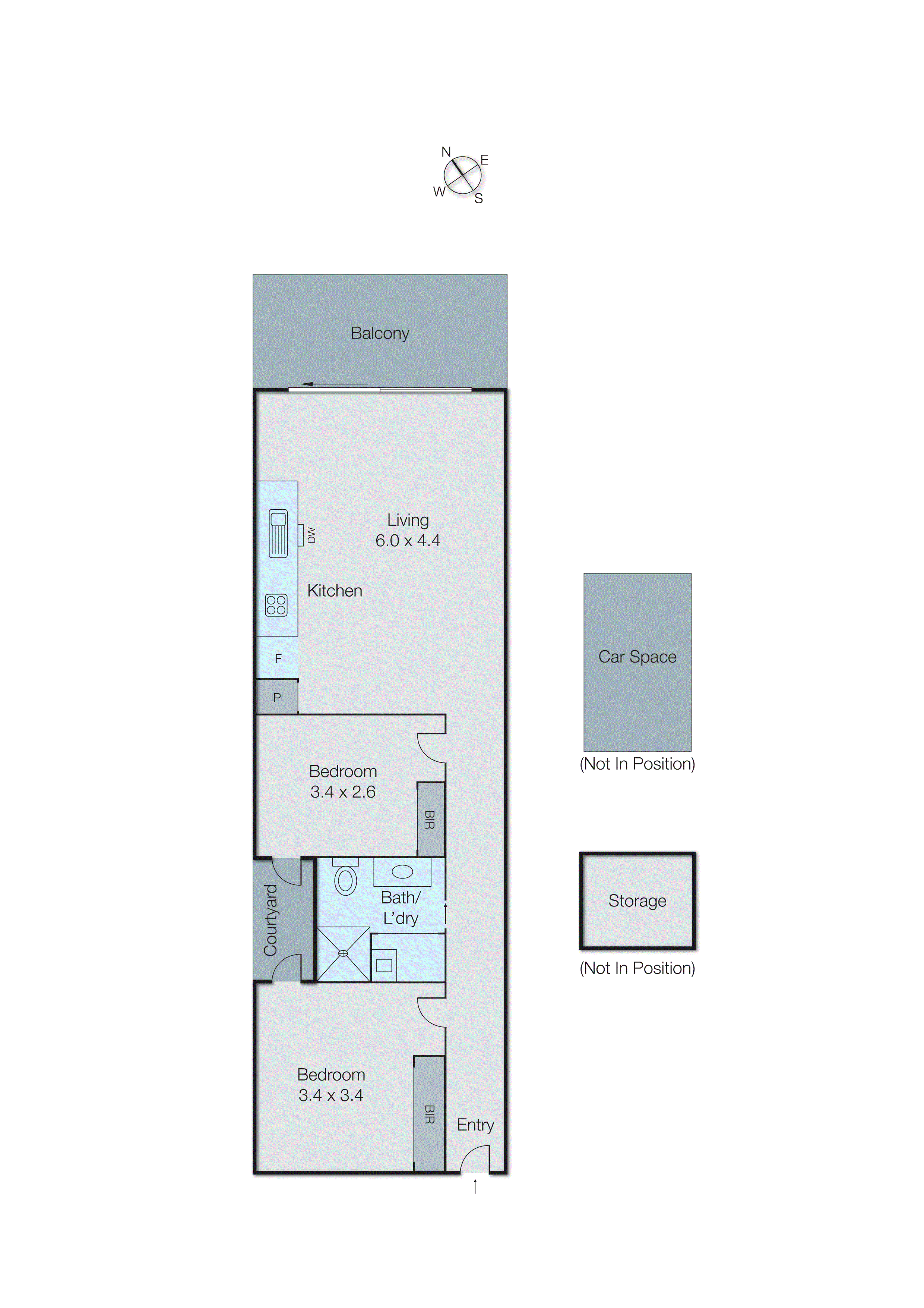 203/116 Balcombe Road, Mentone VIC 3194 - Floorplan