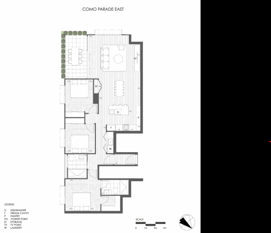 203/125 Como Parade East, Parkdale VIC 3195 - Floorplan