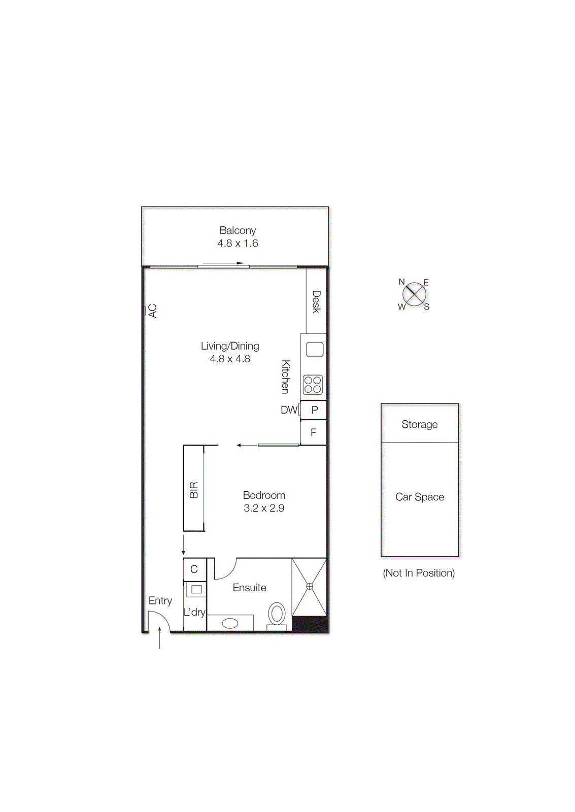 203/131 Acland Street, St Kilda VIC 3182 - Floorplan