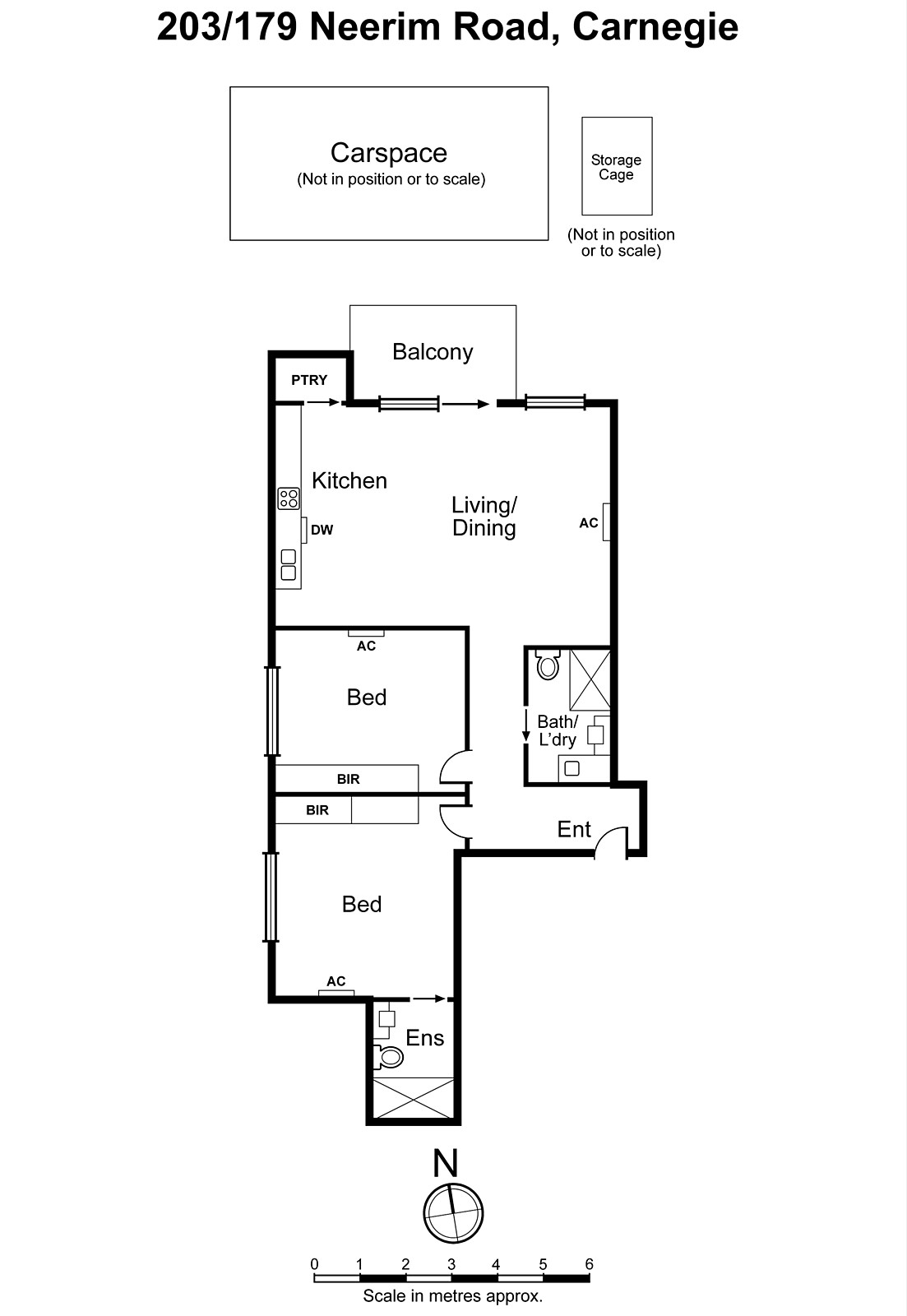 203/179 Neerim Road, Carnegie VIC 3163 - Floorplan