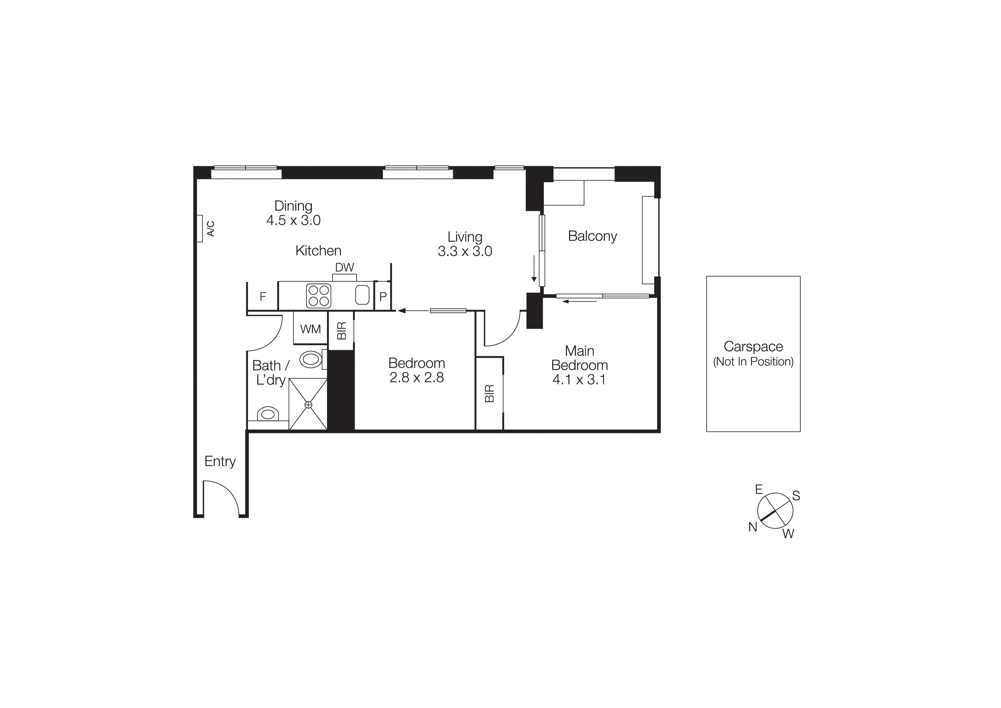 203/19 Pickles Street, Port Melbourne VIC 3207 - Floorplan