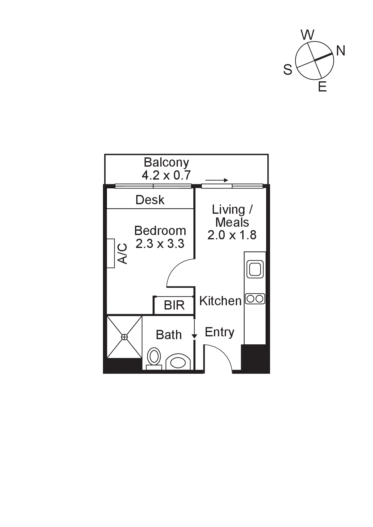 203/28 Queens Avenue, Hawthorn VIC 3122 - Floorplan